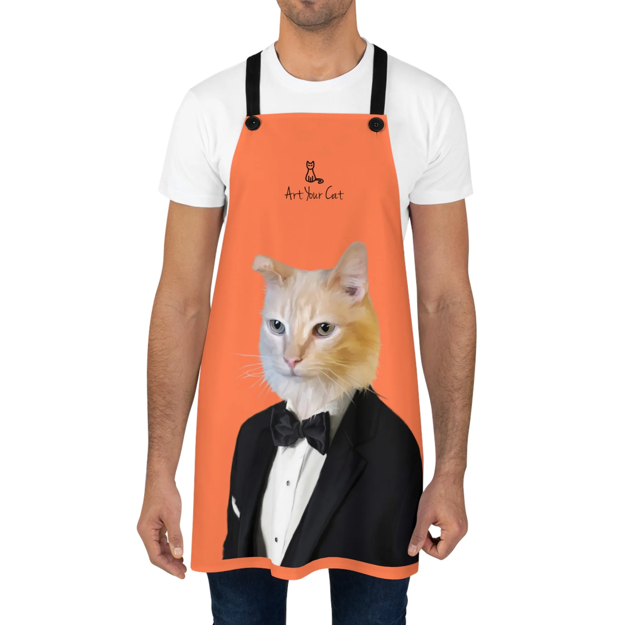 Custom Cat Apron - The Tuxedo