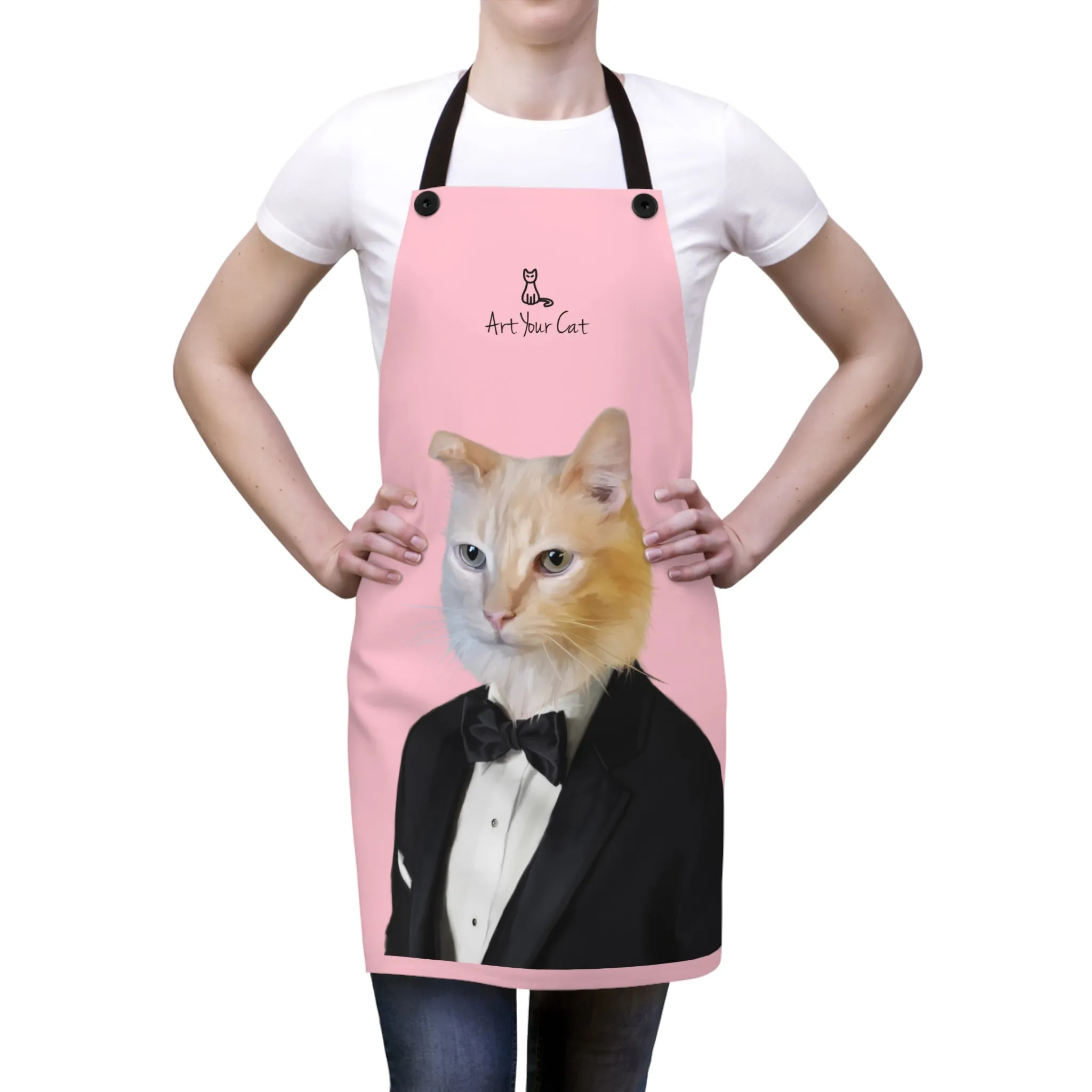 Custom Cat Apron - The Tuxedo