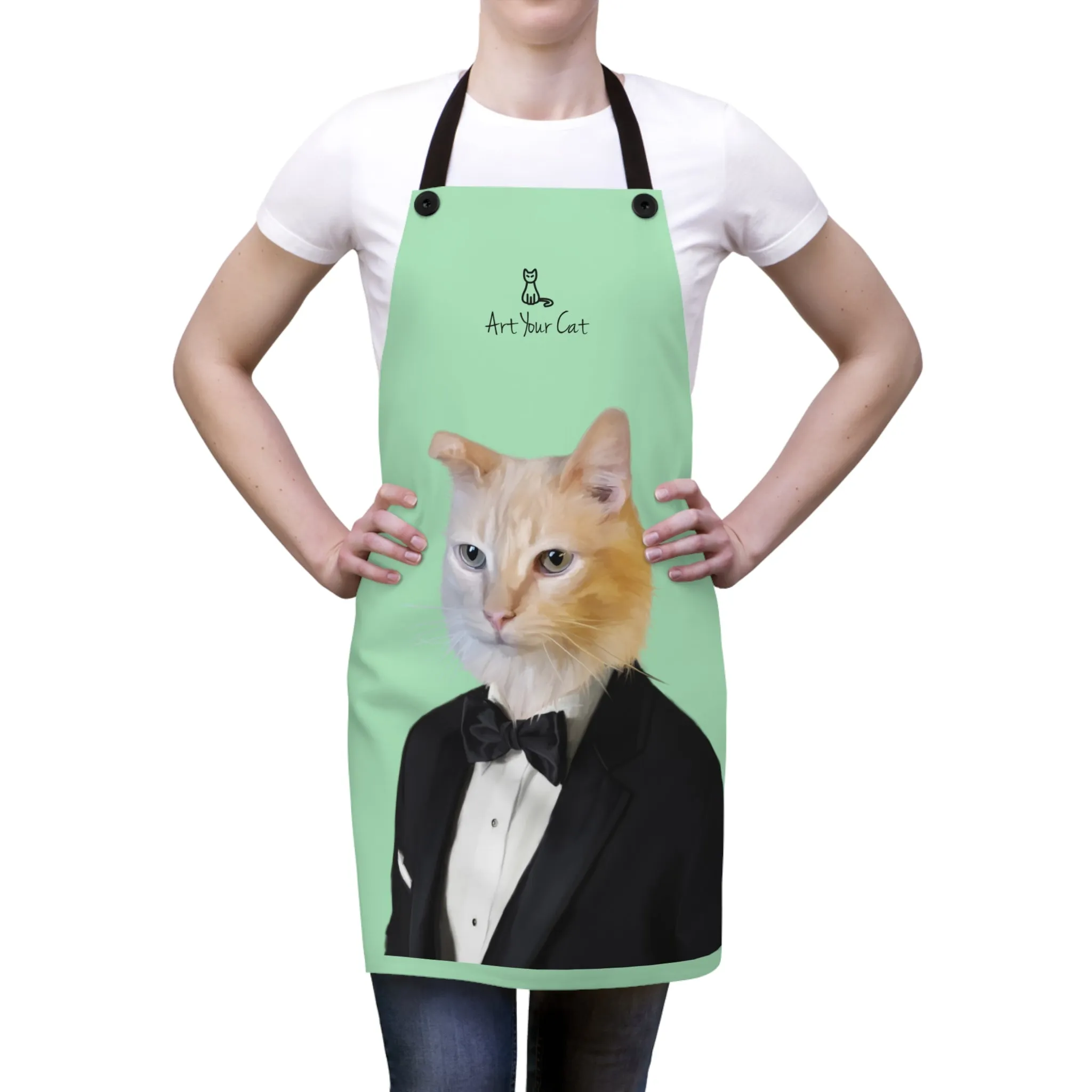 Custom Cat Apron - The Tuxedo