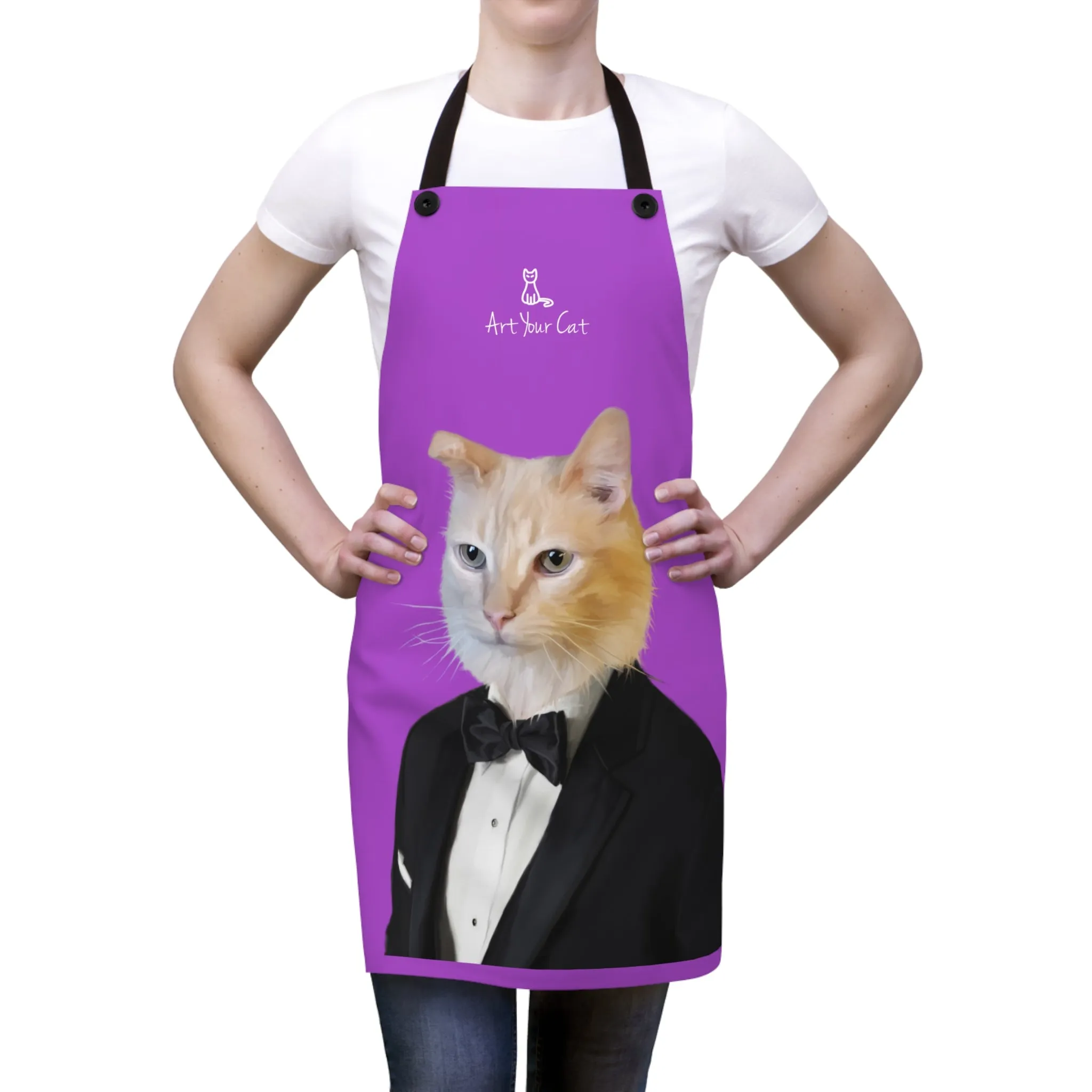 Custom Cat Apron - The Tuxedo