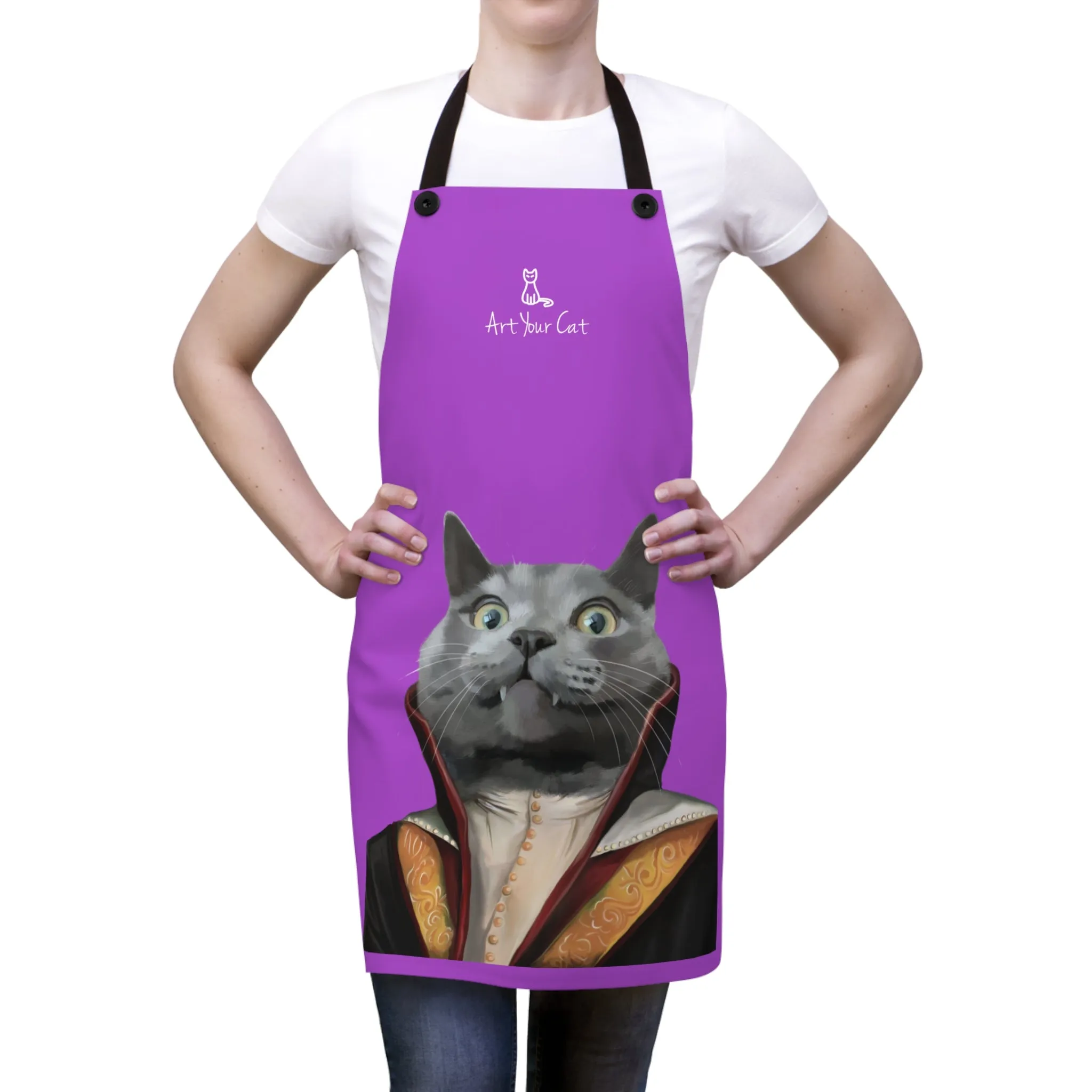 Custom Cat Apron - The Vampire