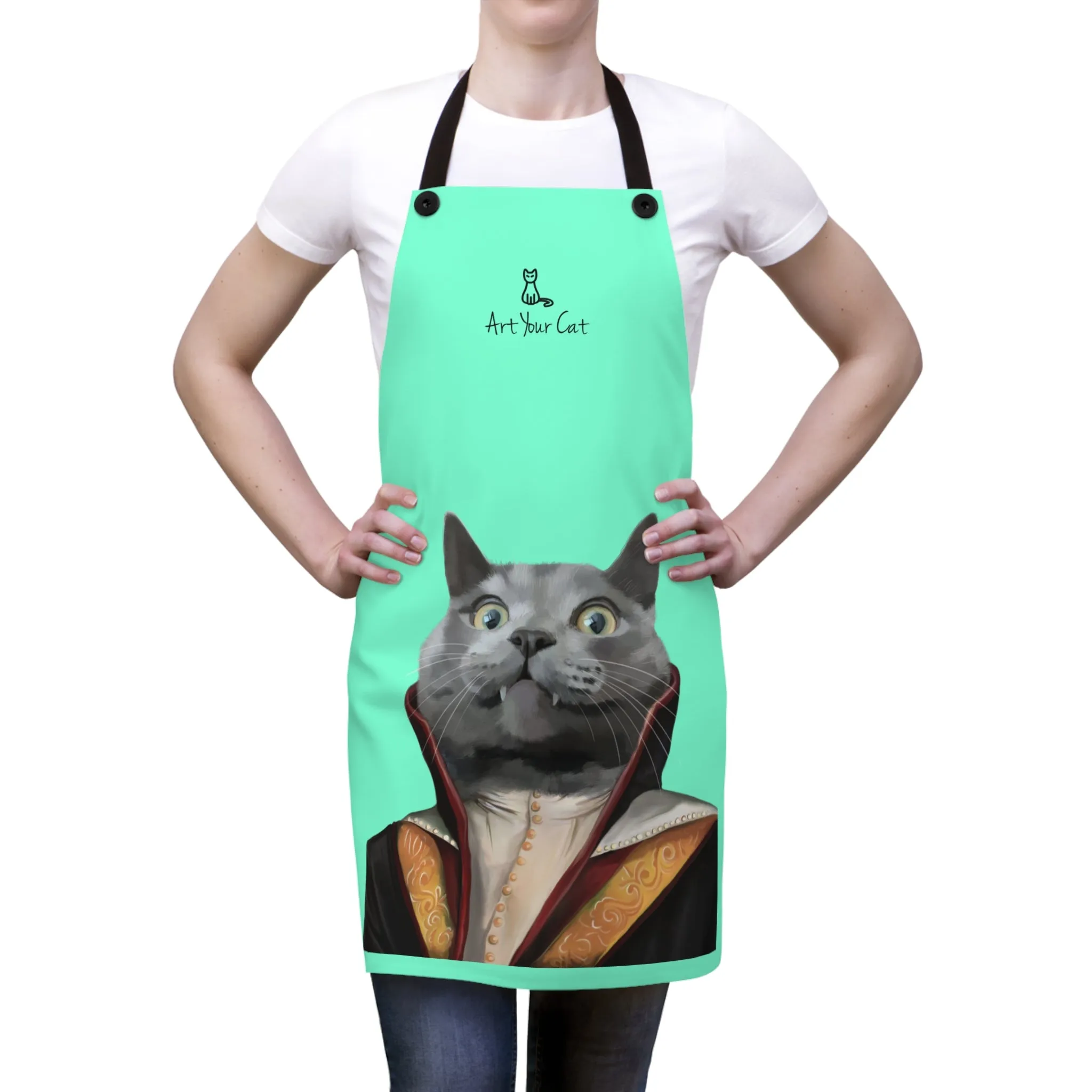 Custom Cat Apron - The Vampire