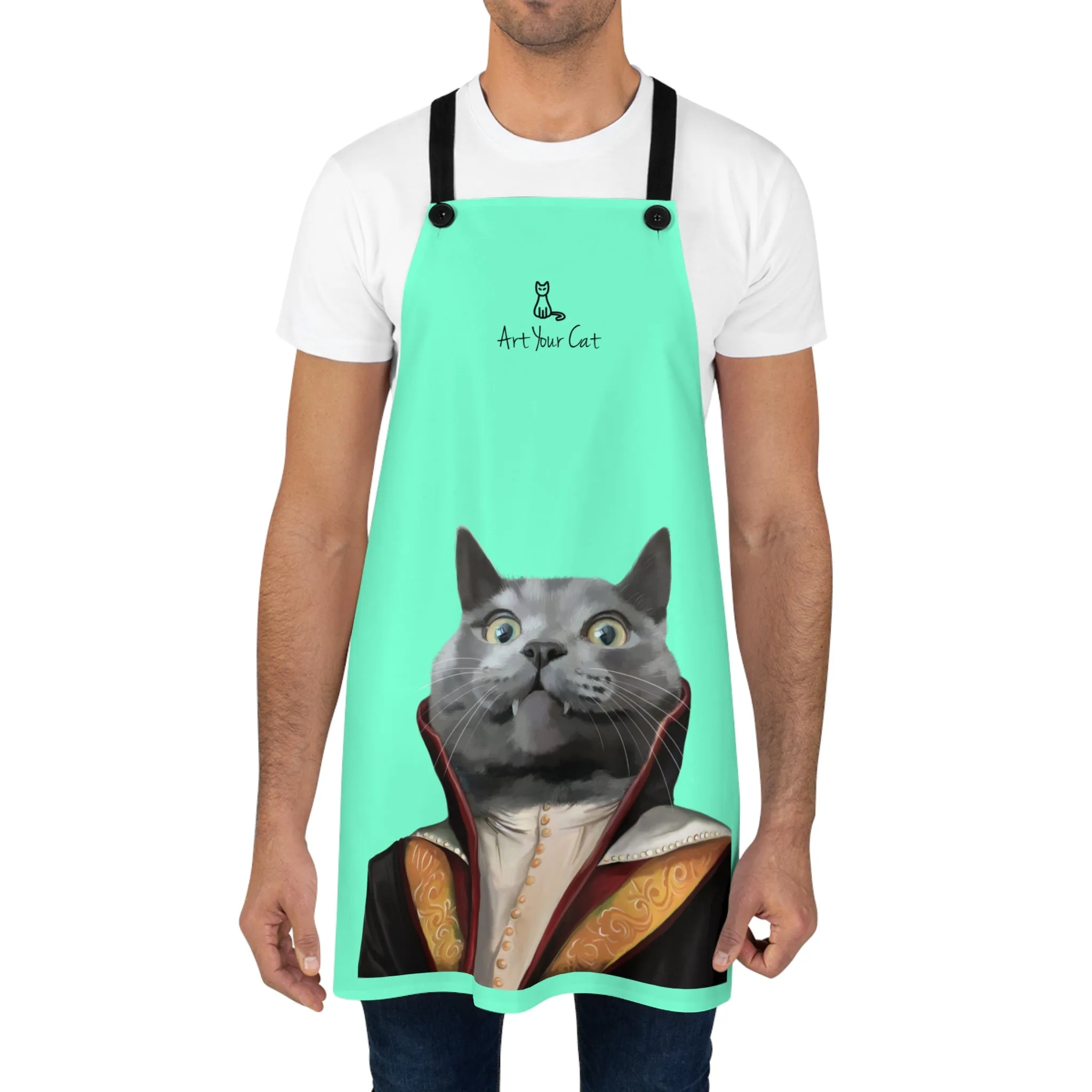 Custom Cat Apron - The Vampire