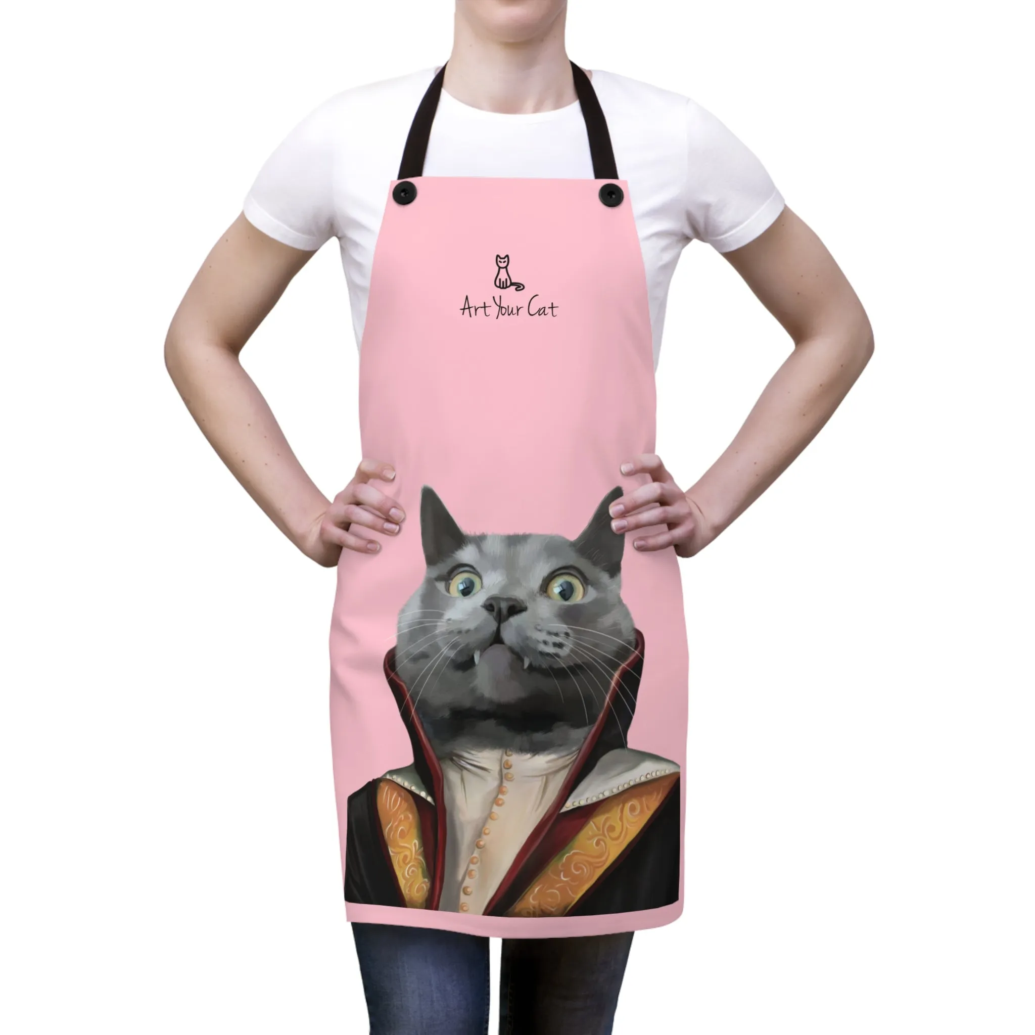 Custom Cat Apron - The Vampire
