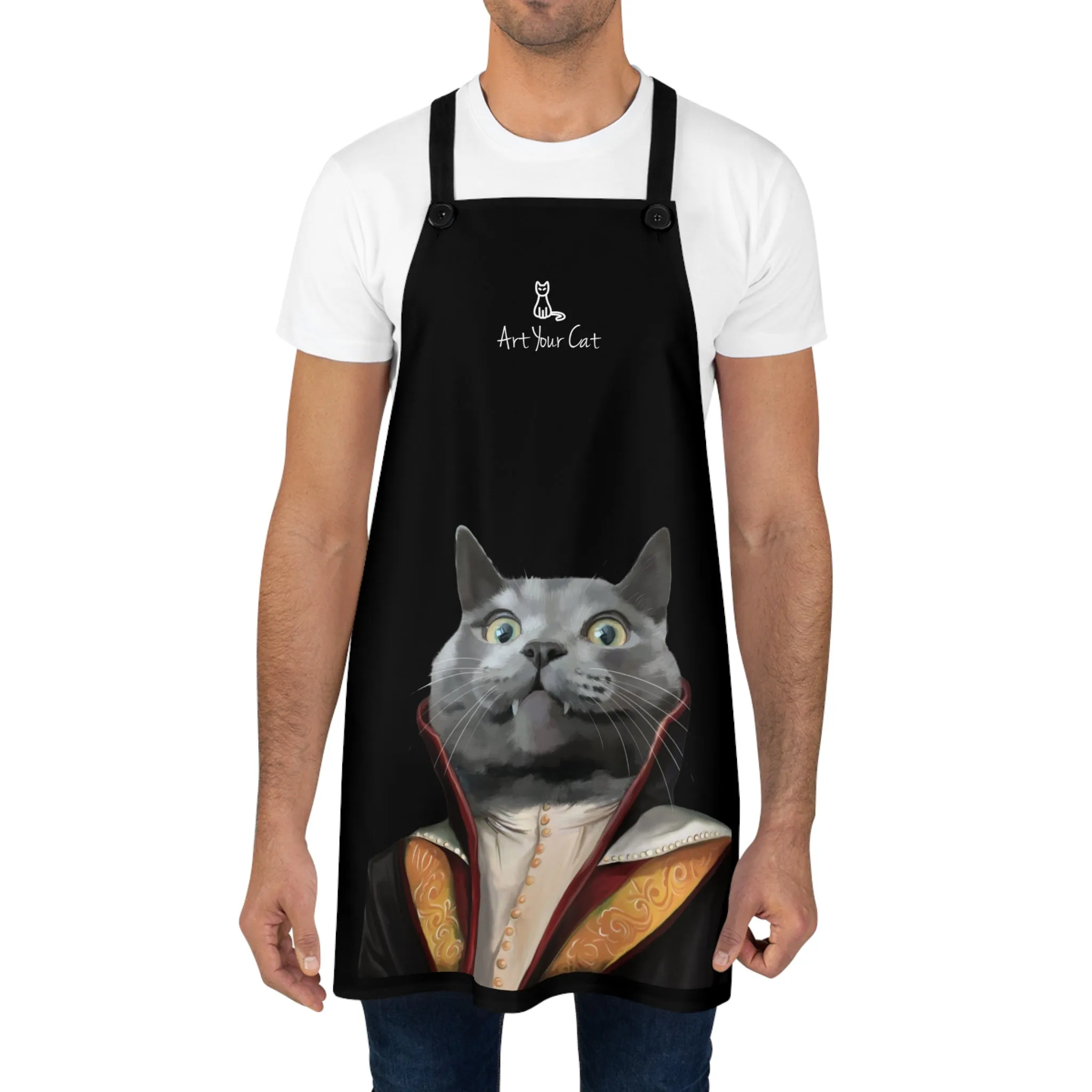 Custom Cat Apron - The Vampire