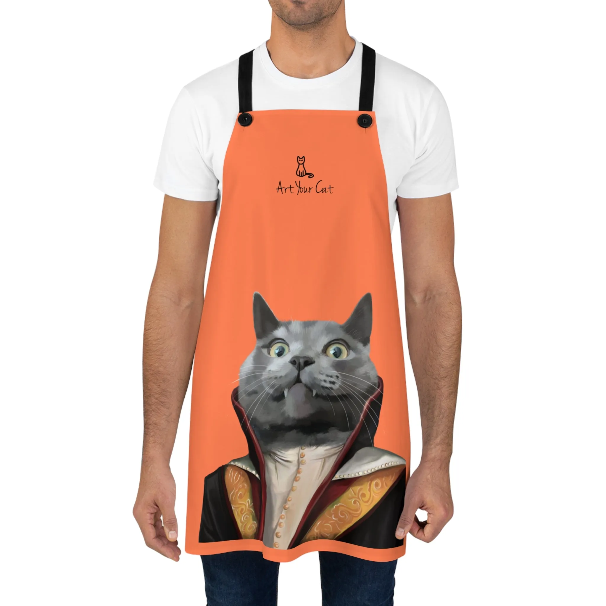 Custom Cat Apron - The Vampire