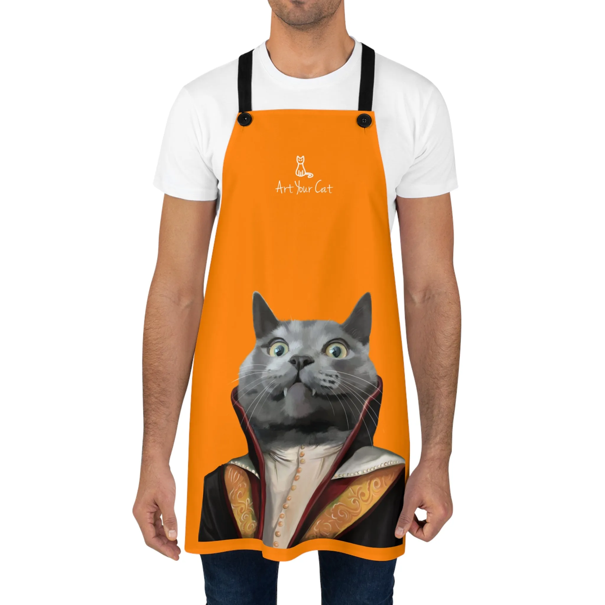Custom Cat Apron - The Vampire
