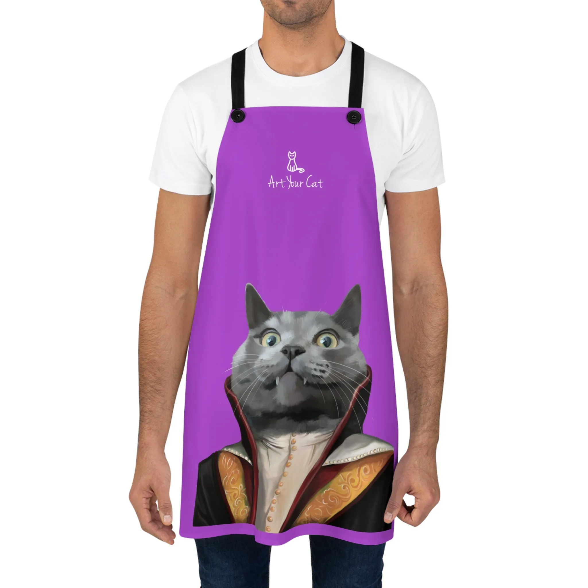 Custom Cat Apron - The Vampire