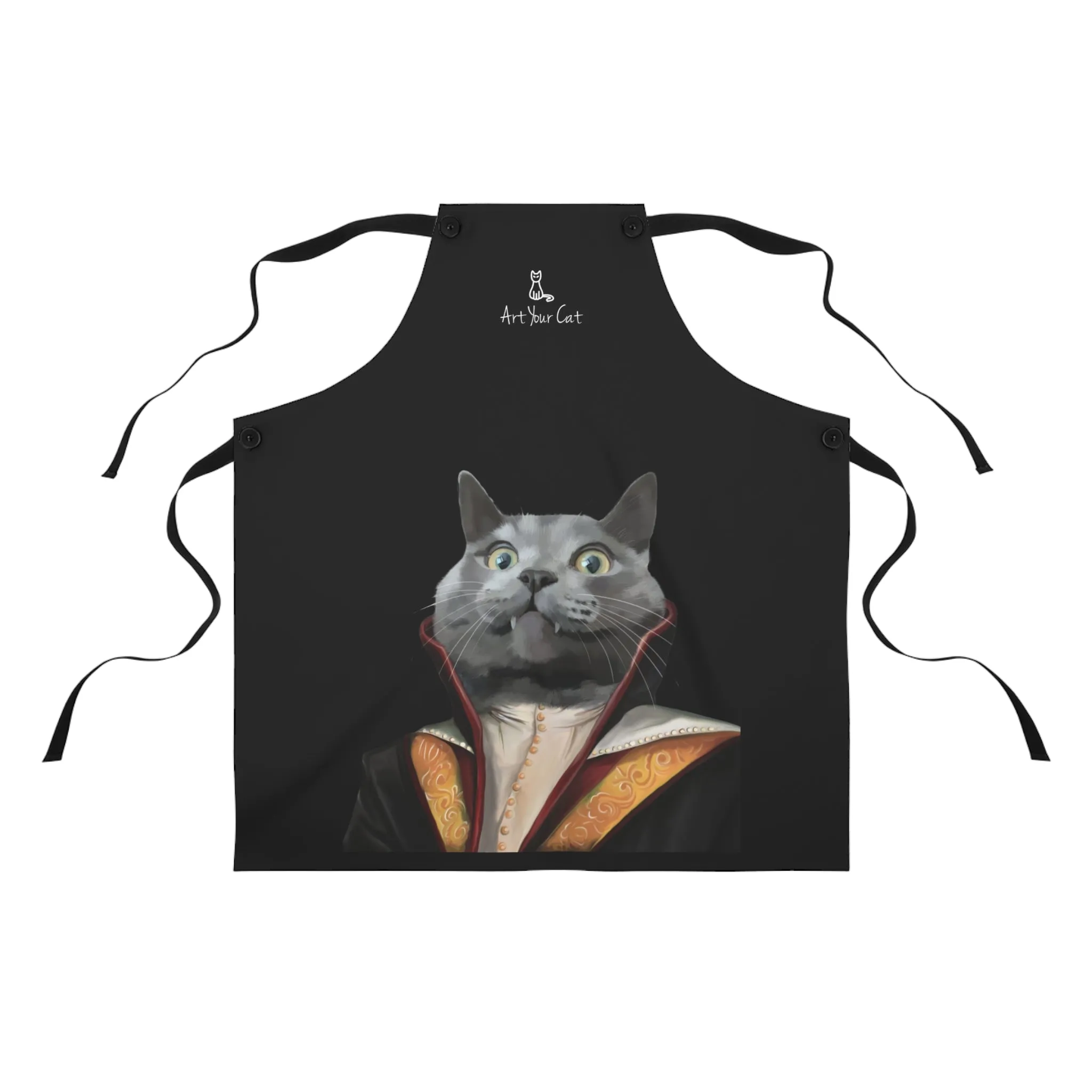 Custom Cat Apron - The Vampire