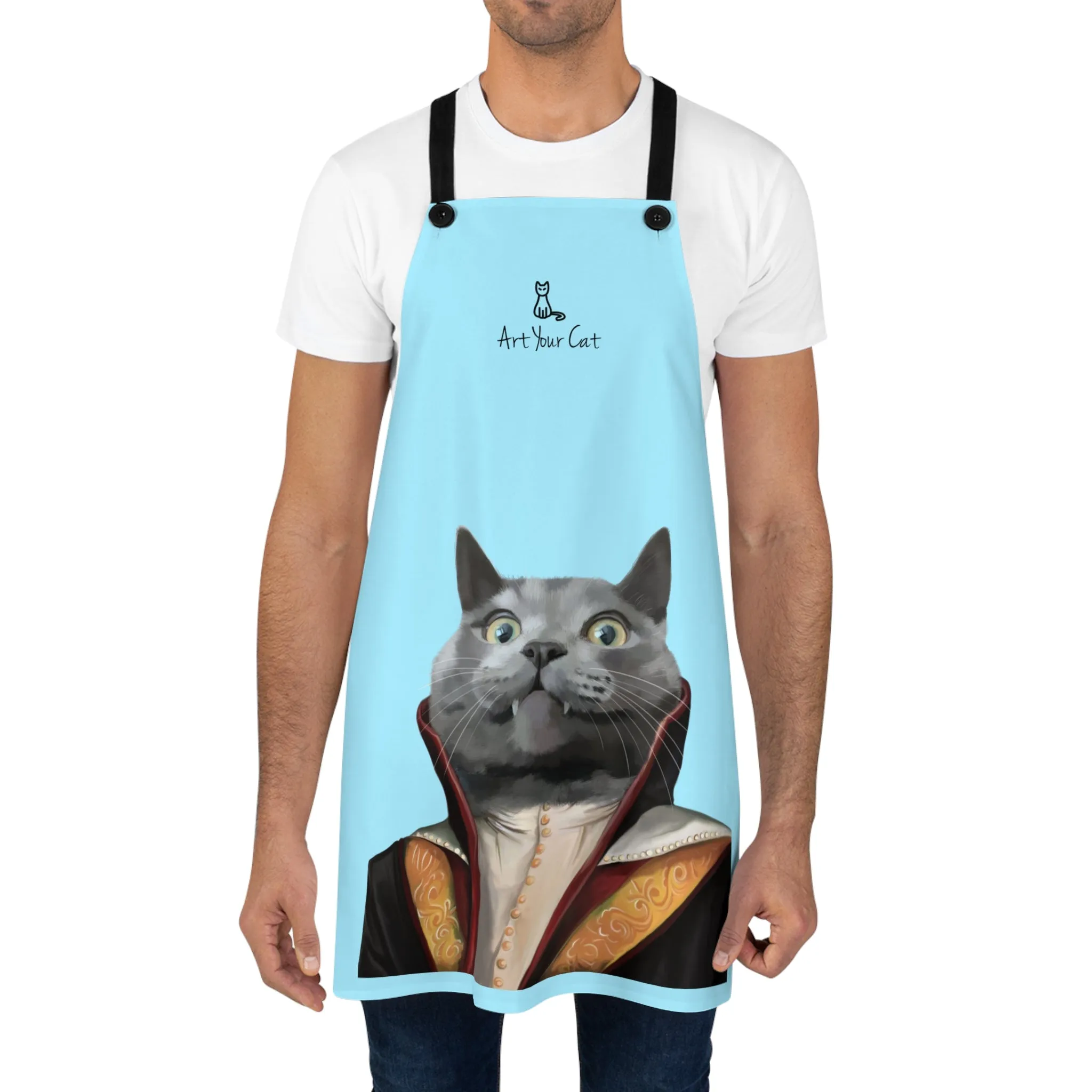Custom Cat Apron - The Vampire