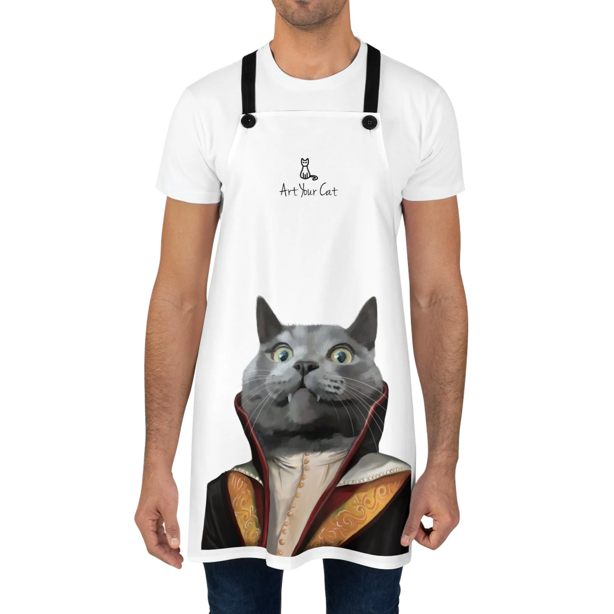 Custom Cat Apron - The Vampire