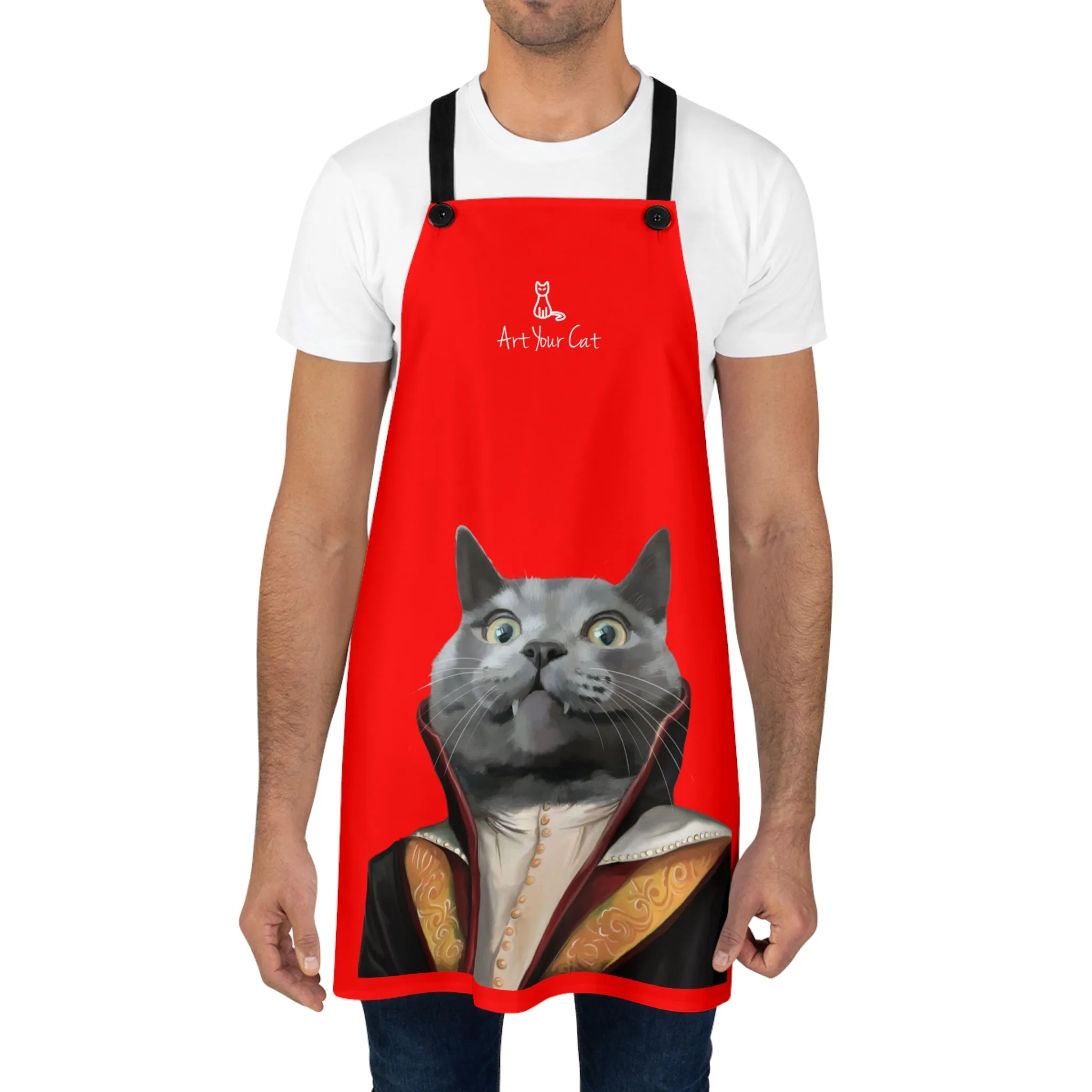 Custom Cat Apron - The Vampire