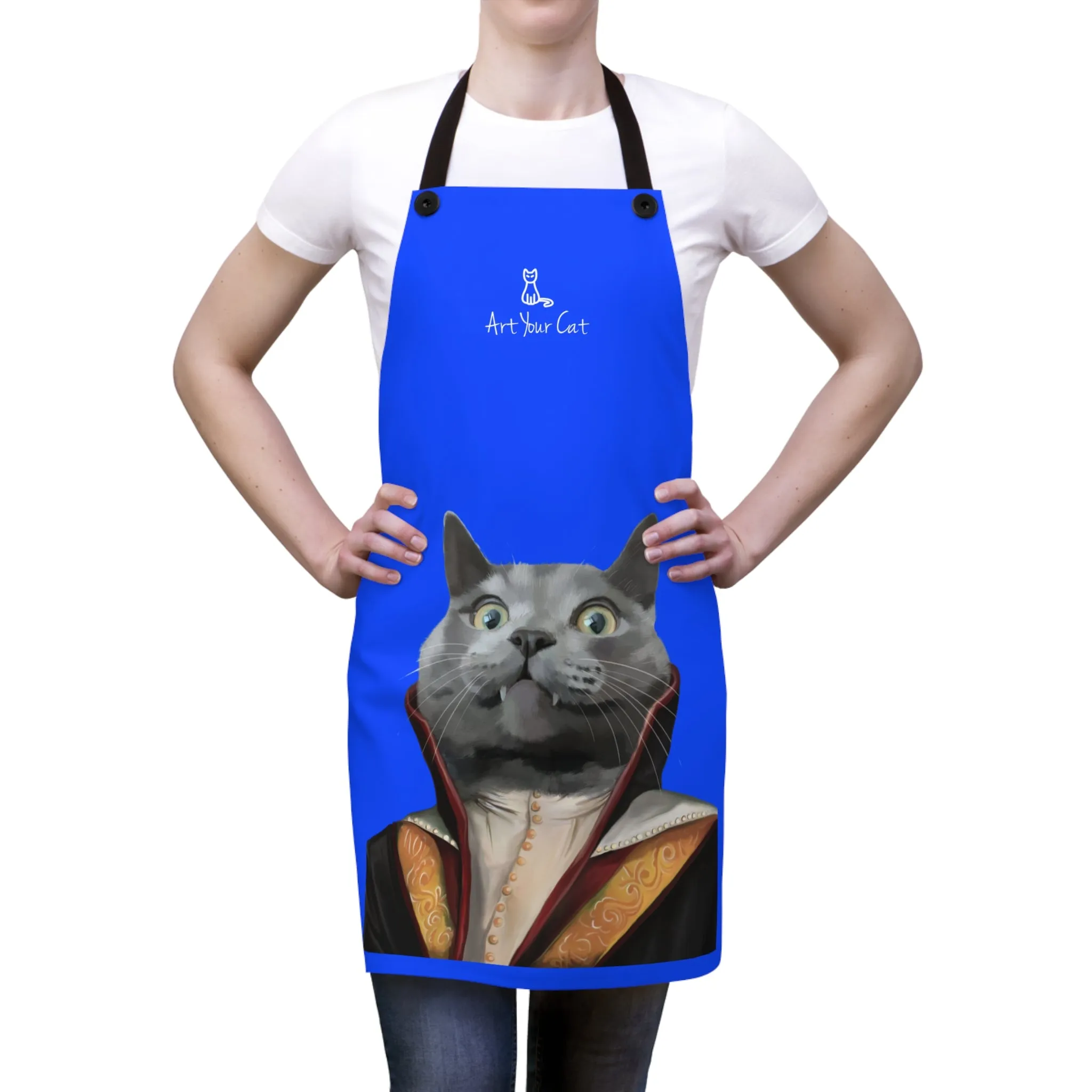 Custom Cat Apron - The Vampire