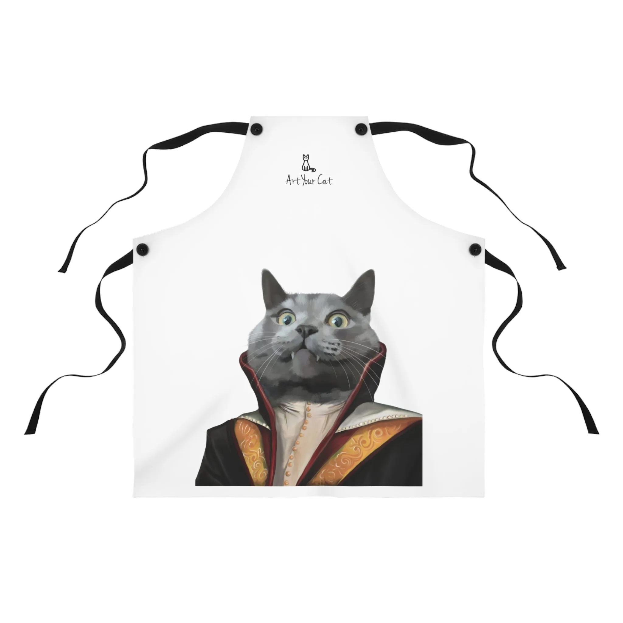 Custom Cat Apron - The Vampire
