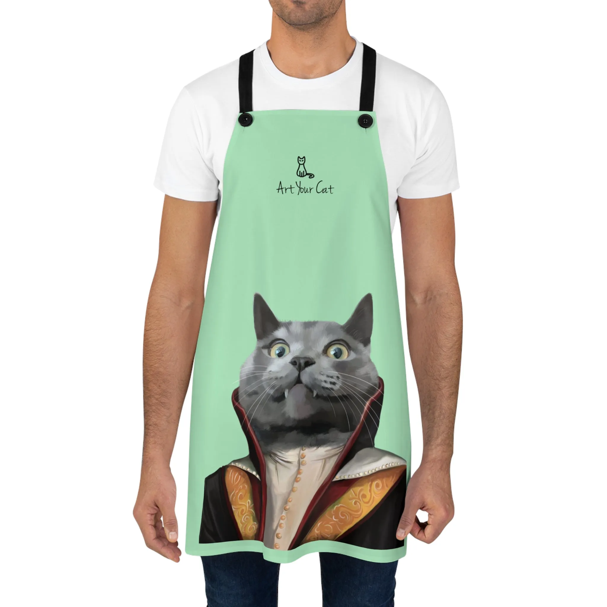 Custom Cat Apron - The Vampire
