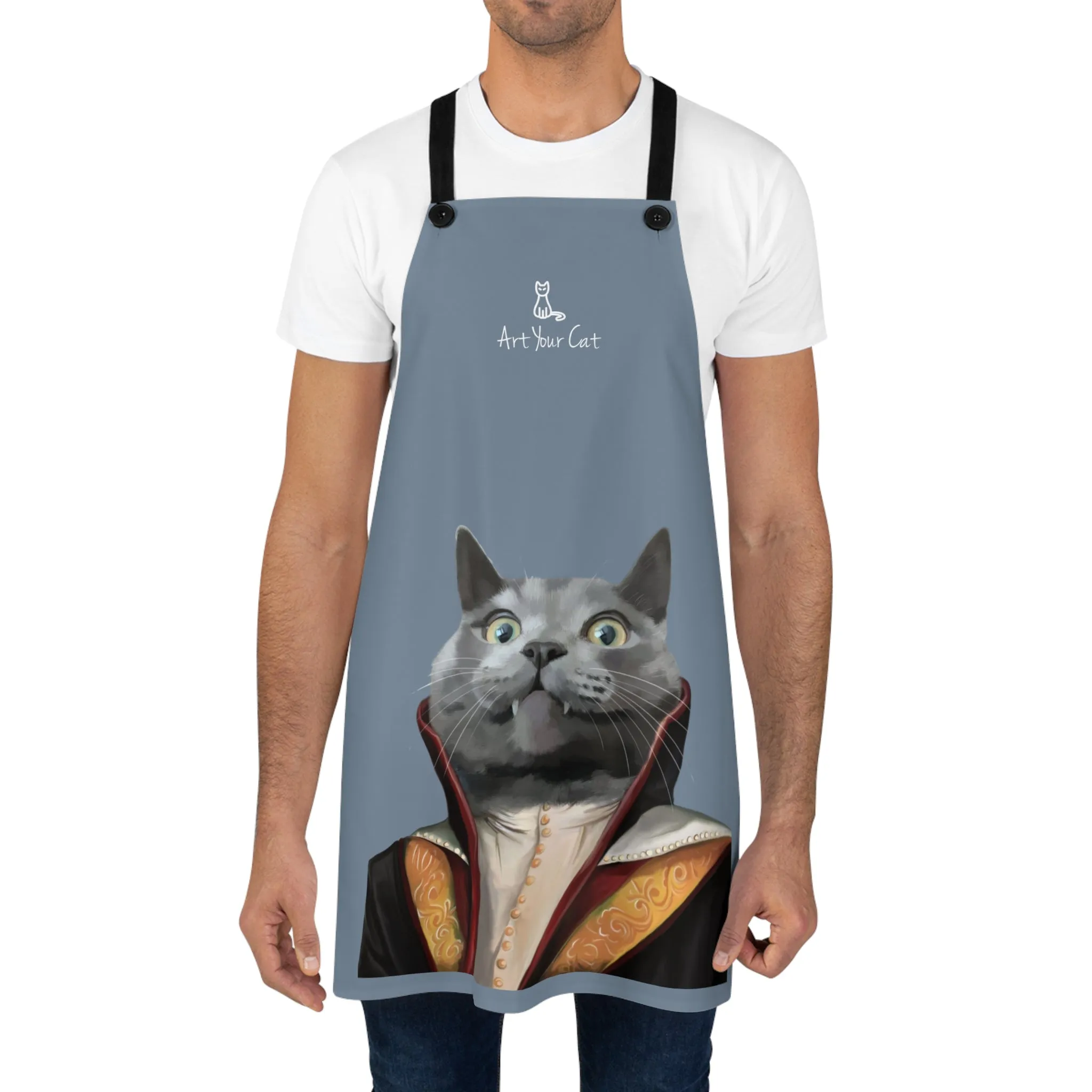 Custom Cat Apron - The Vampire