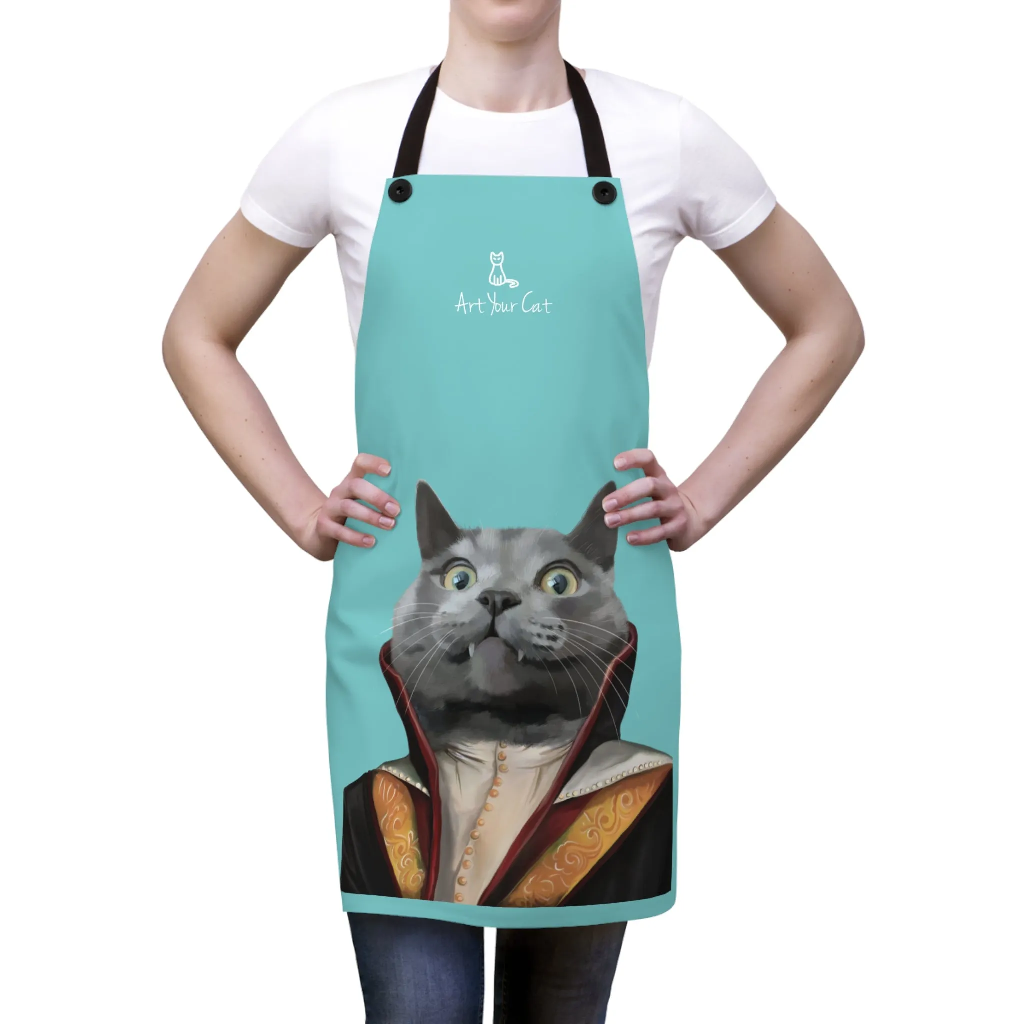 Custom Cat Apron - The Vampire