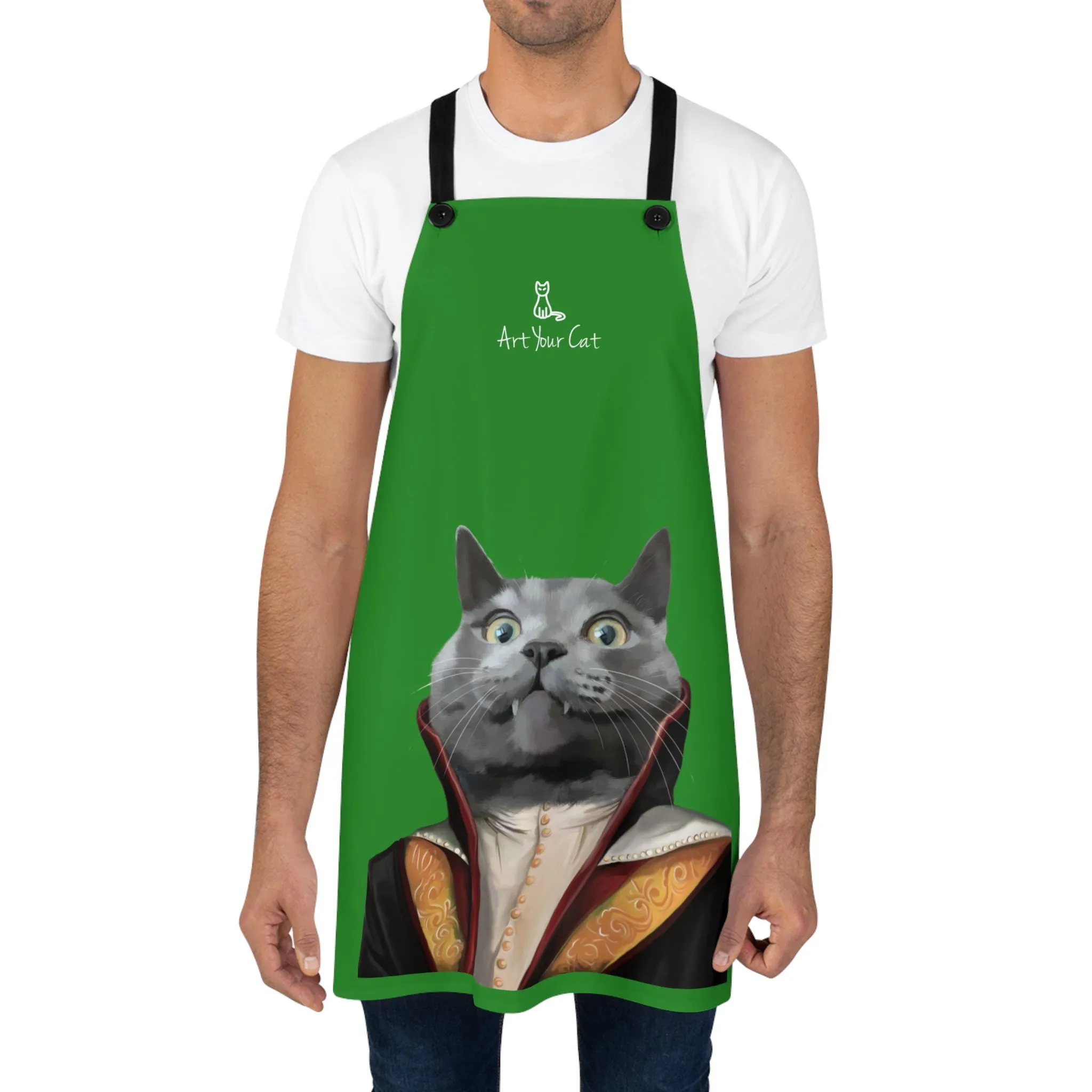 Custom Cat Apron - The Vampire