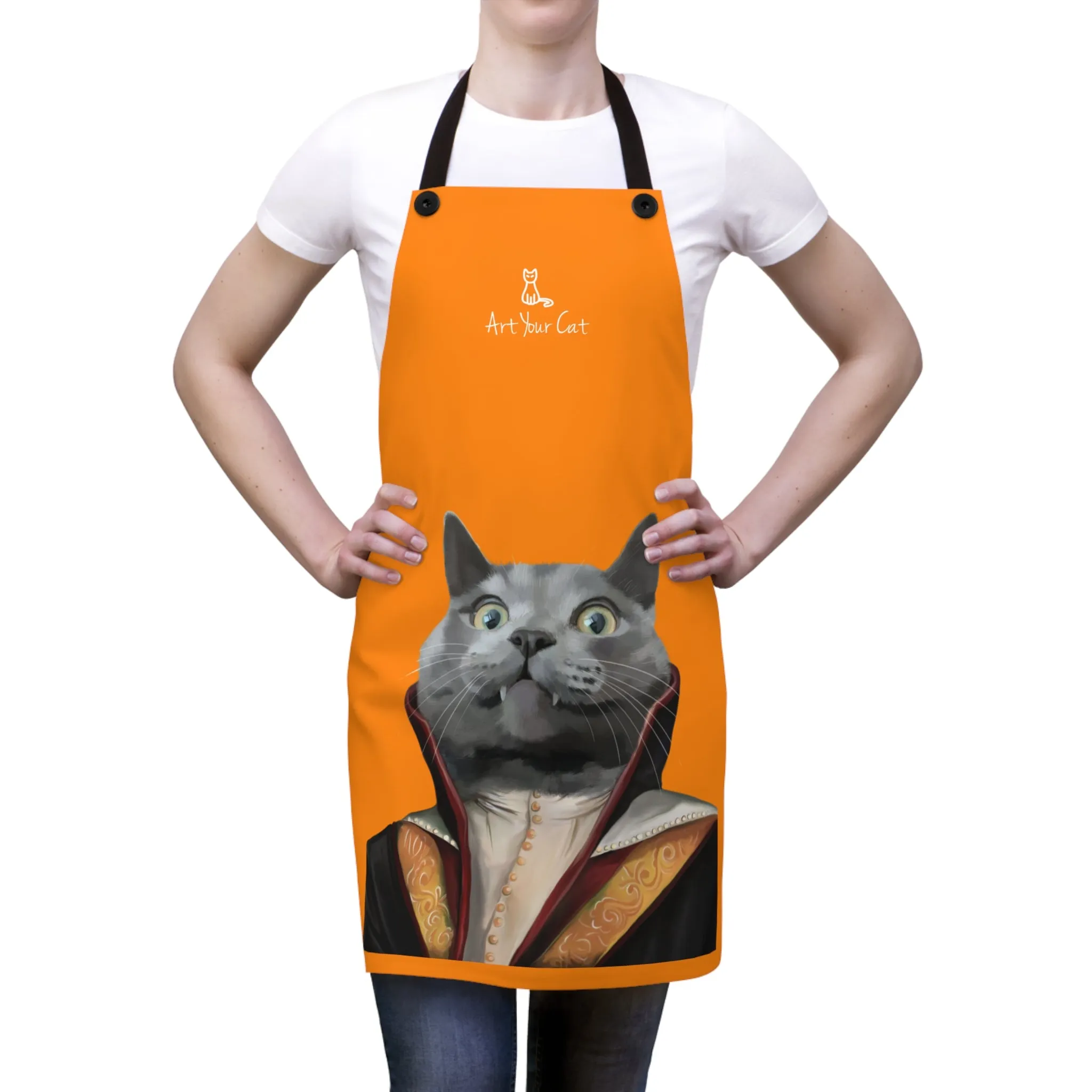 Custom Cat Apron - The Vampire