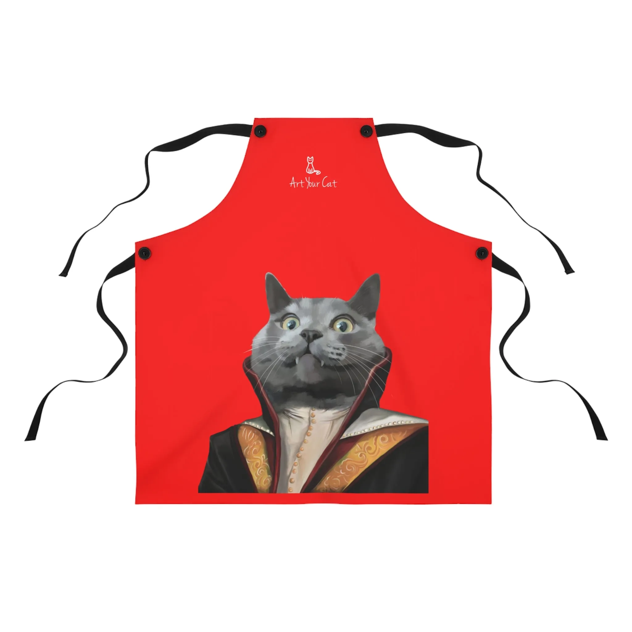 Custom Cat Apron - The Vampire