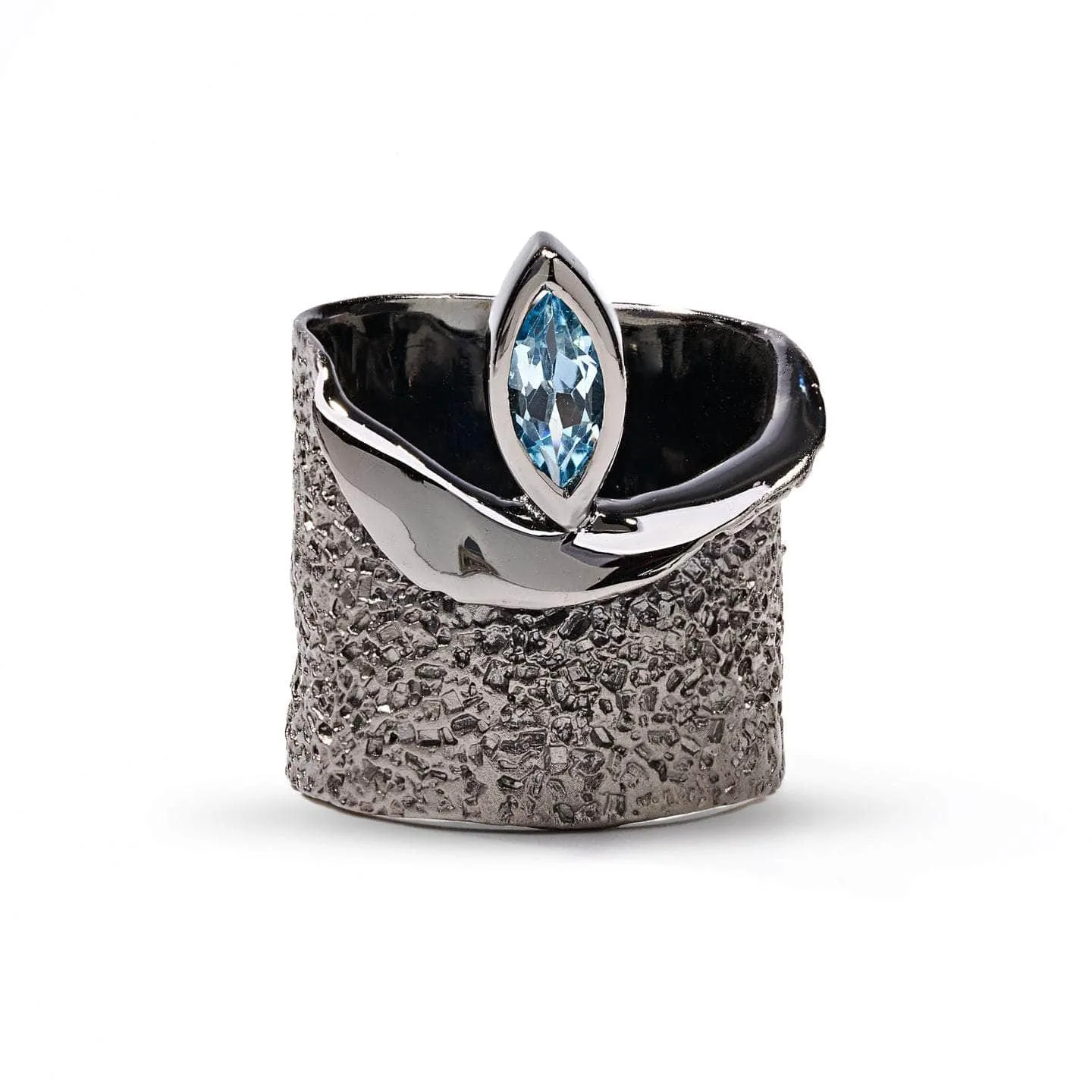 Eartha Blue Topaz Ring