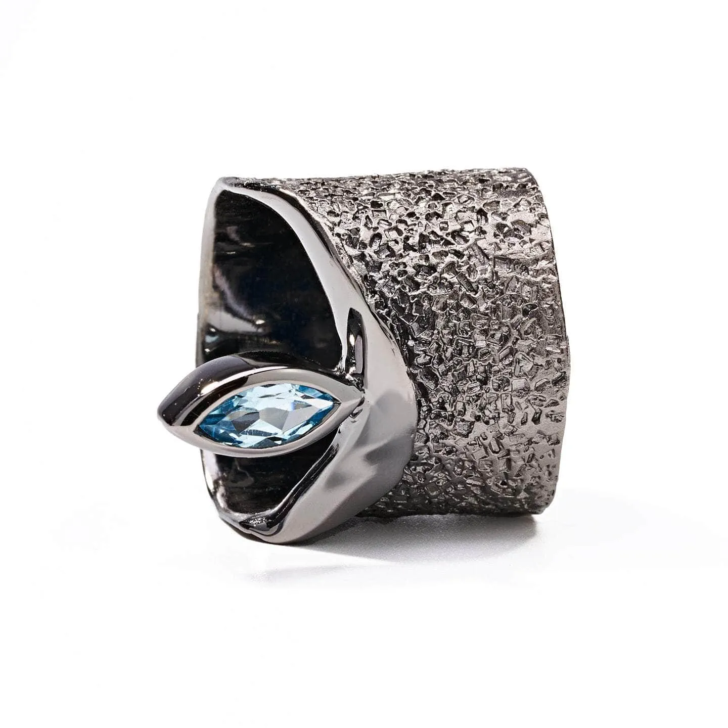 Eartha Blue Topaz Ring