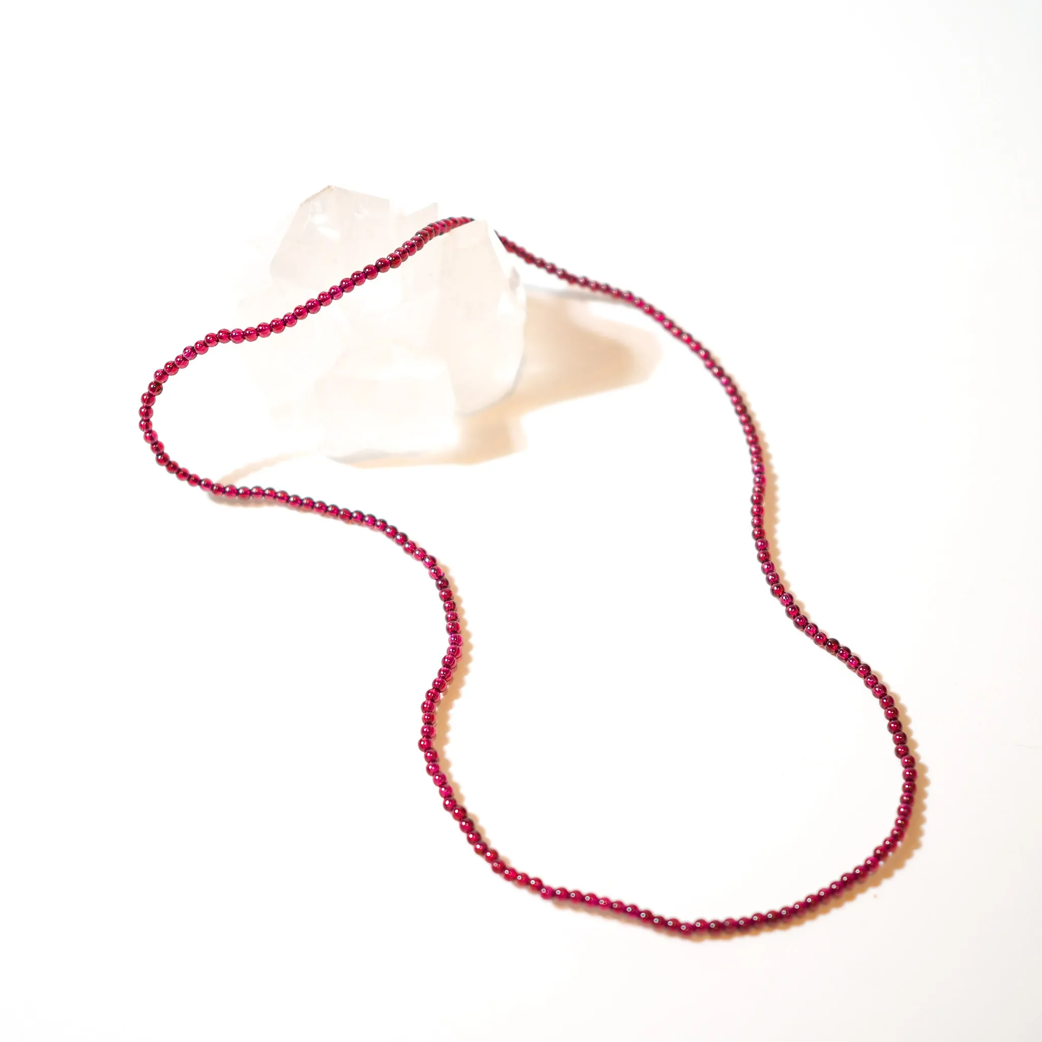 Garnet 3 Loops Bracelet/Necklace