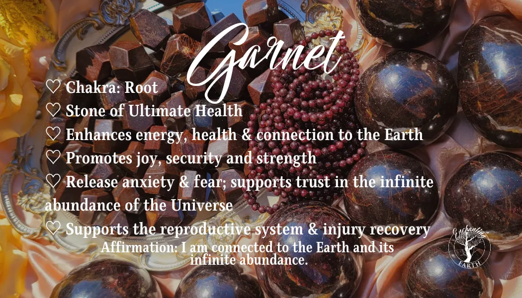 Garnet and Rose Quartz Double Terminated Point Bracelet for Grounding, Health and Strength