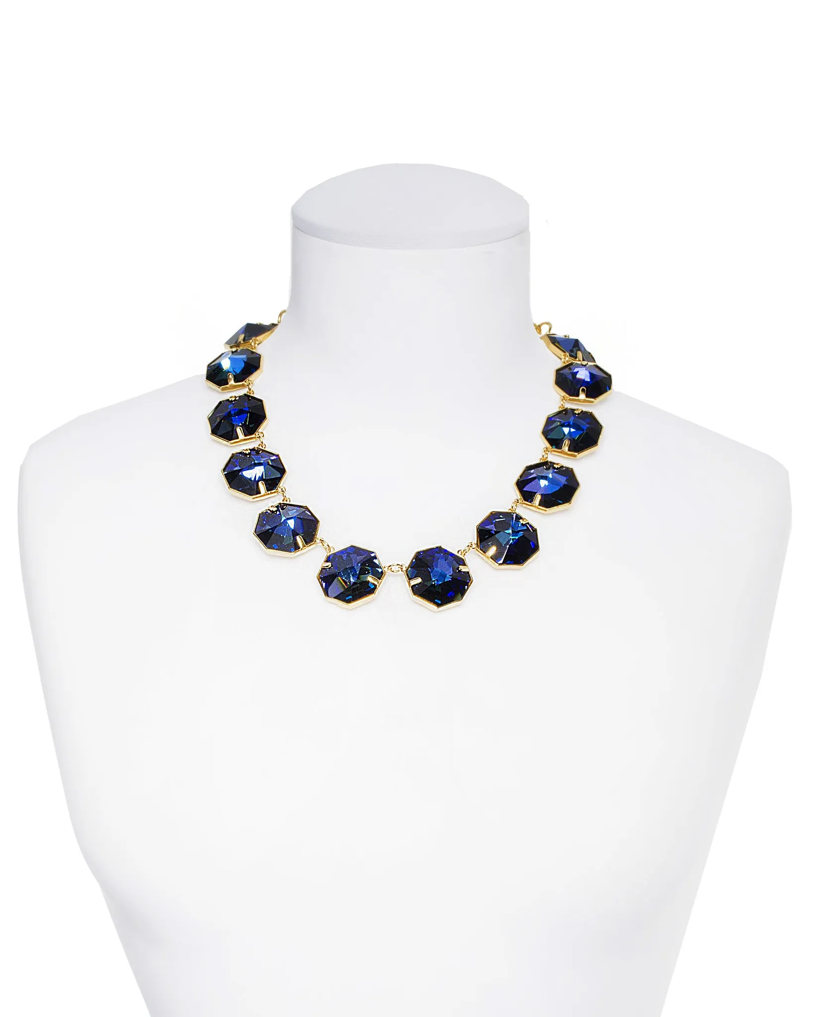 GLITTER GIRL STATEMENT NECKLACE (SAPPHIRE)