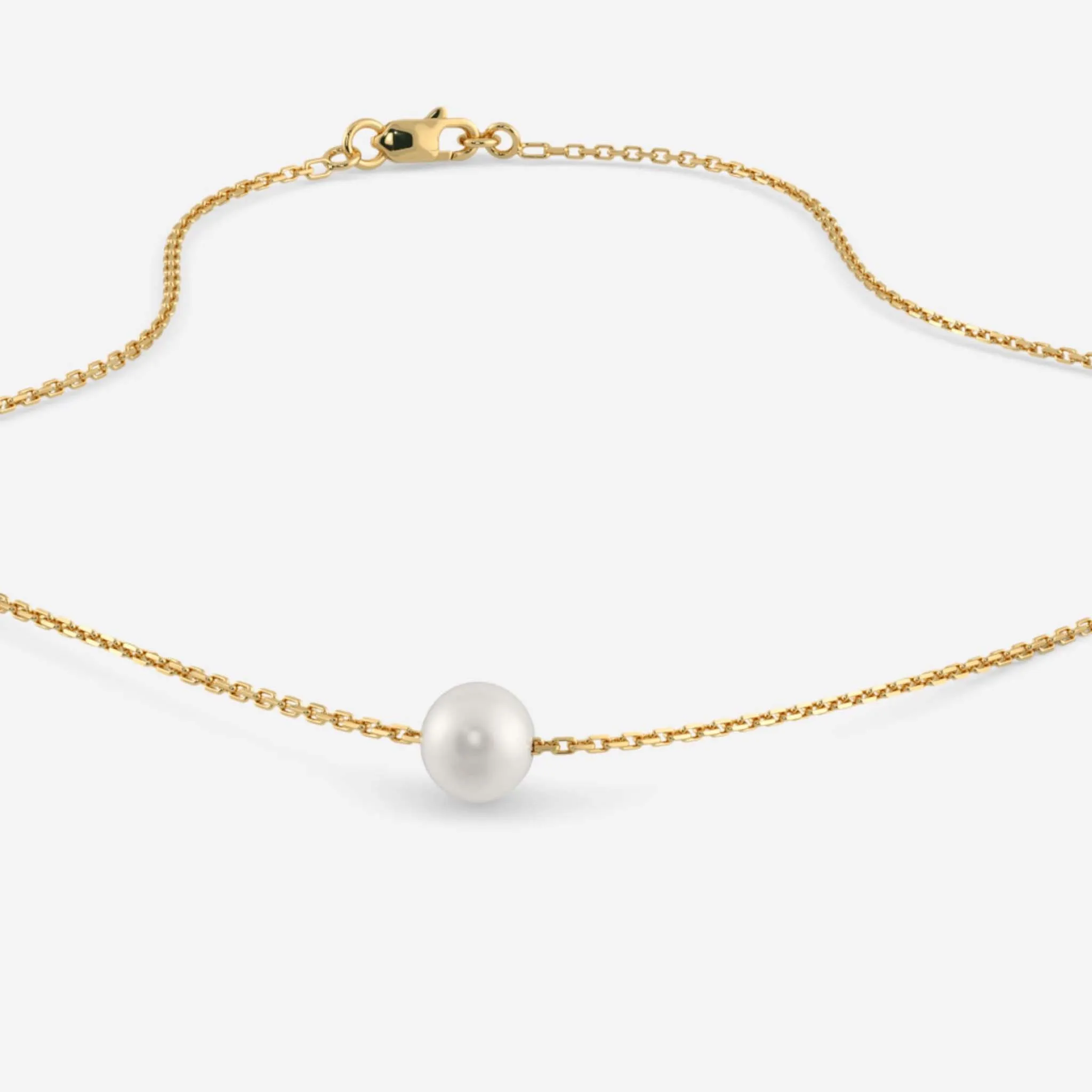 Gold plated Pearl Brass Pendant