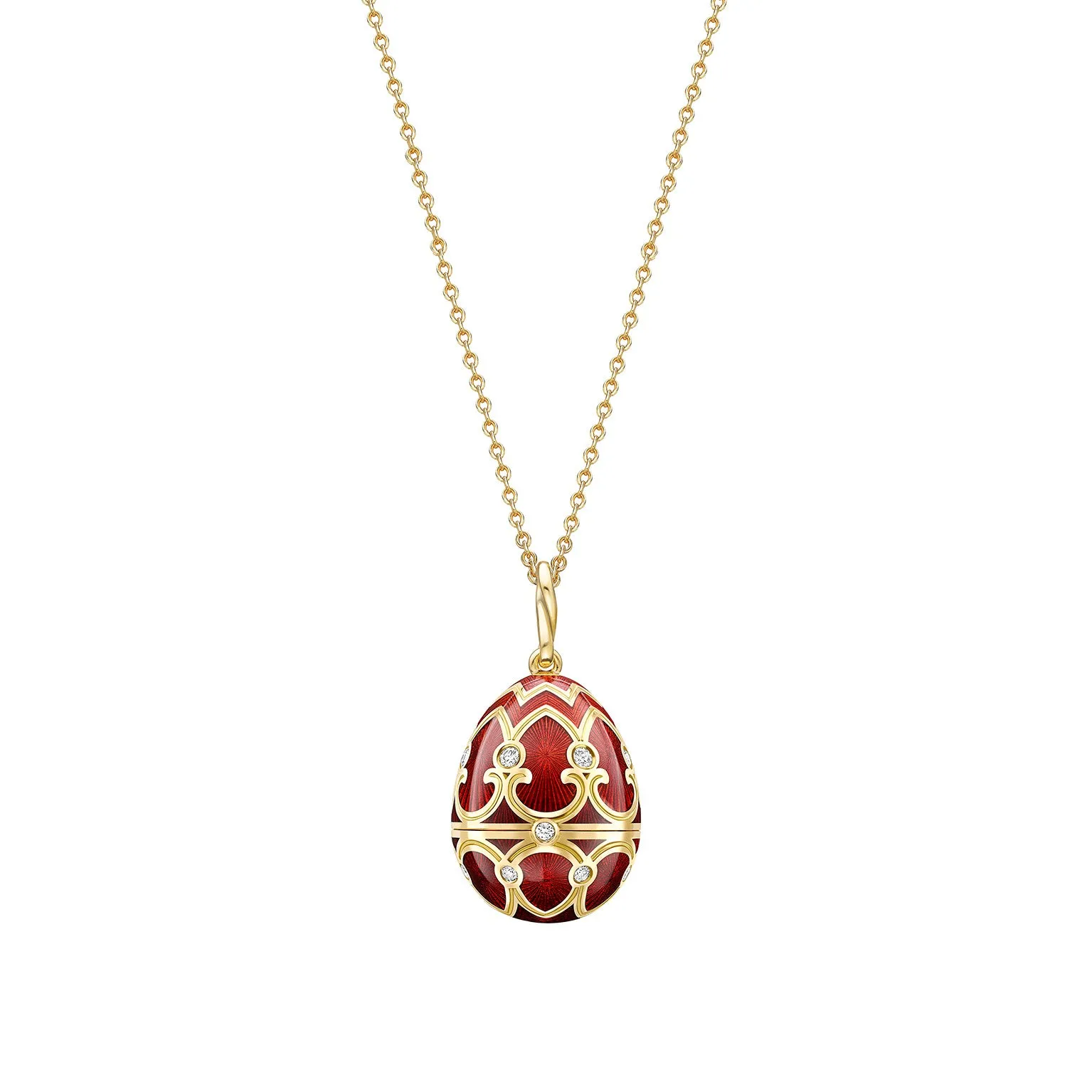 Guilloché Enamel Year of the Monkey Surprise Locket