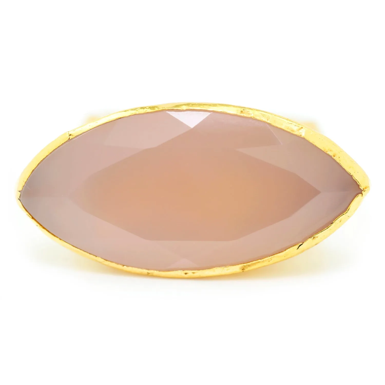 Gurhan Pandora Chalcedony Marquise Ring 24K Yellow Gold