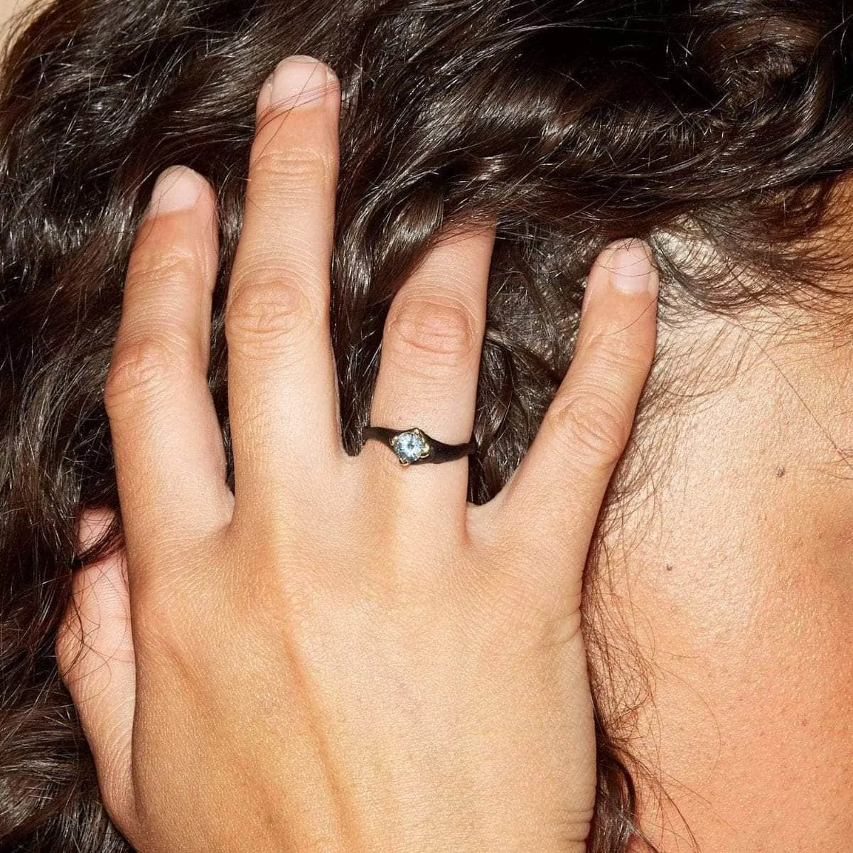 Haimi Blue Topaz Ring