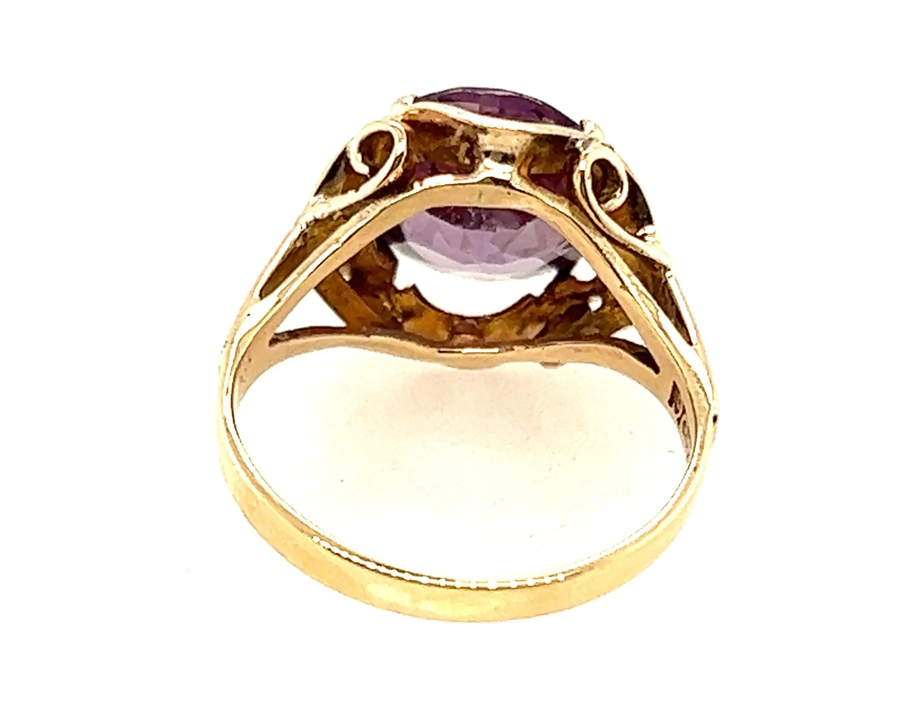 Handmade 9ct Yellow Gold & Sapphire Ring