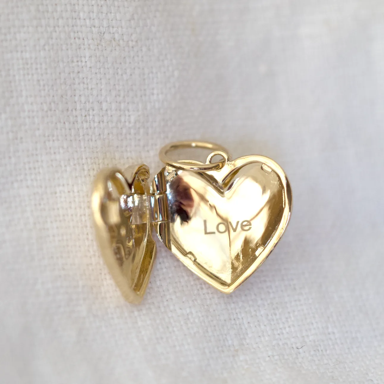 Heart Locket With Diamond