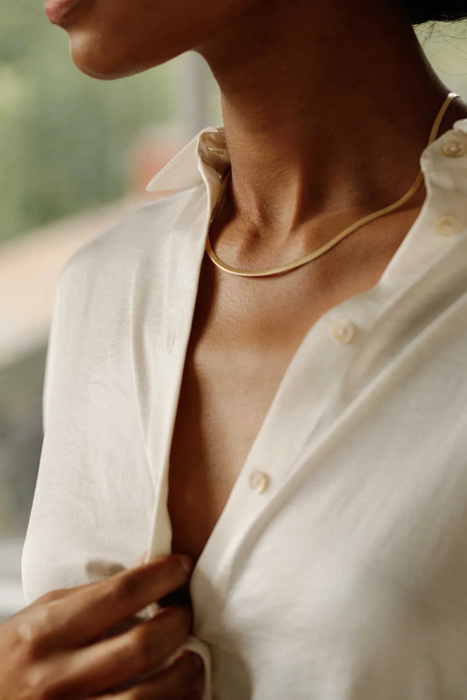 Herringbone Necklace | Lisbeth