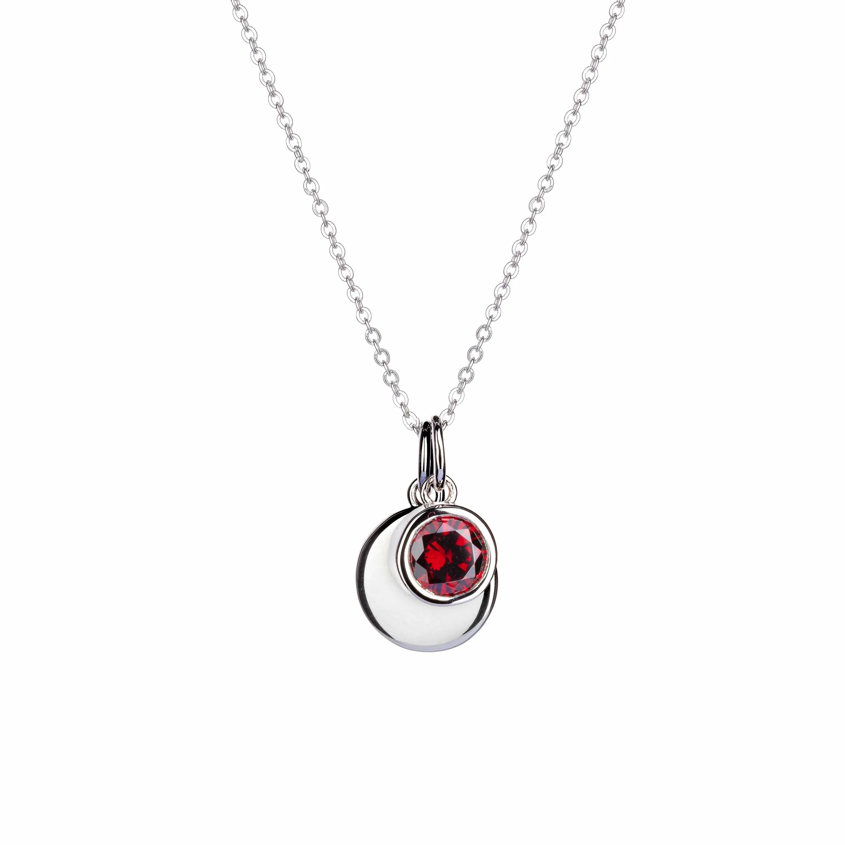 January Birthstone Pendant - Garnet