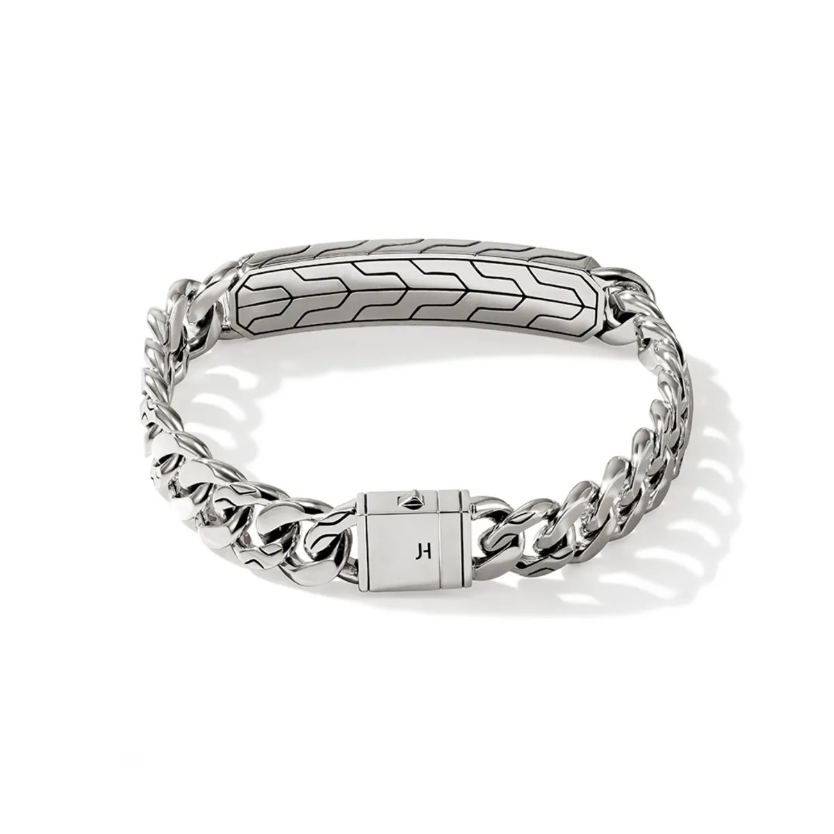John Hardy Silver 11mm ID Curb Bracelet