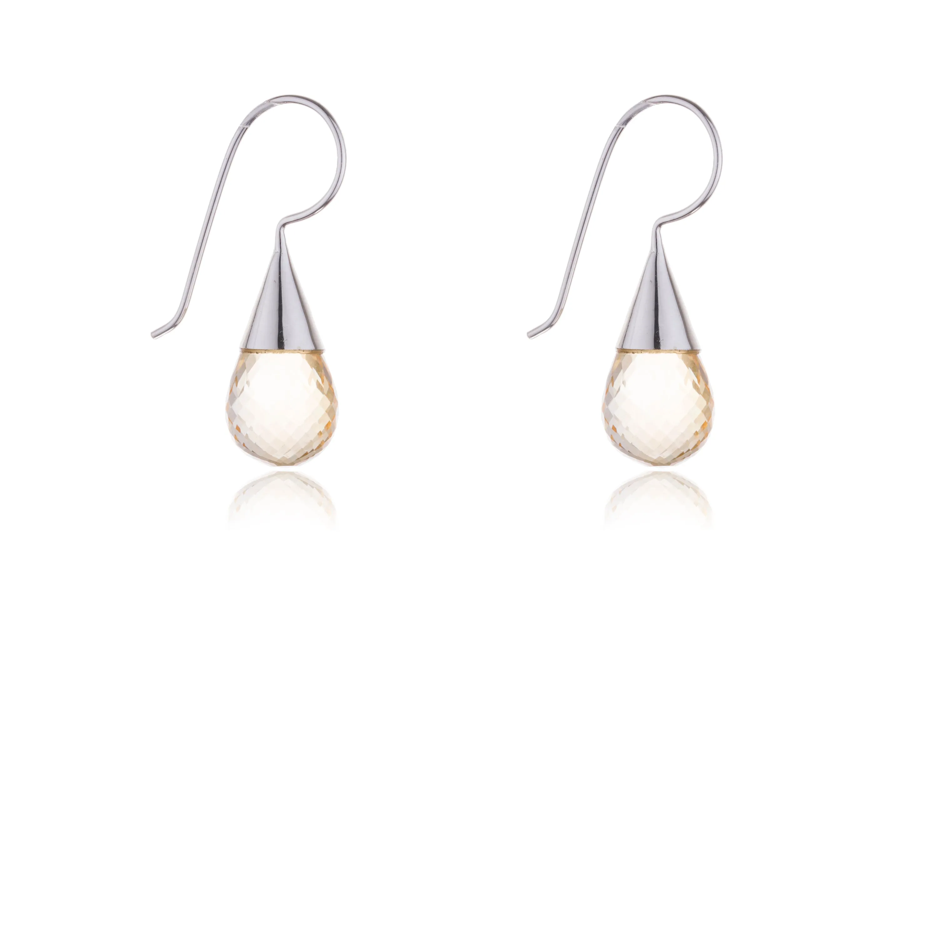 Kia Citrine Dop Earrings