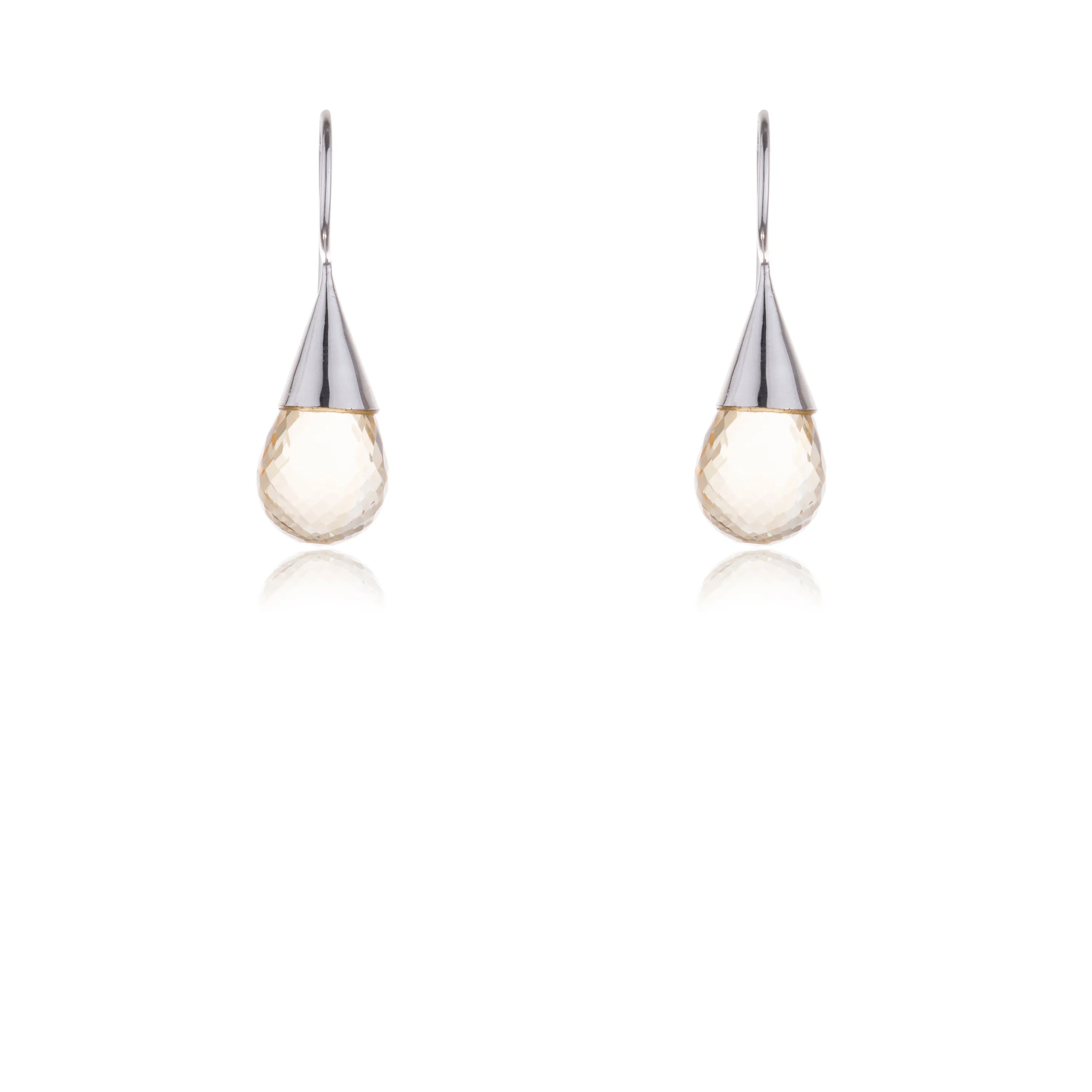 Kia Citrine Dop Earrings