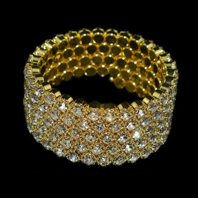 luxurious Bangle Bracelet Gold For Women Wedding Jewelry