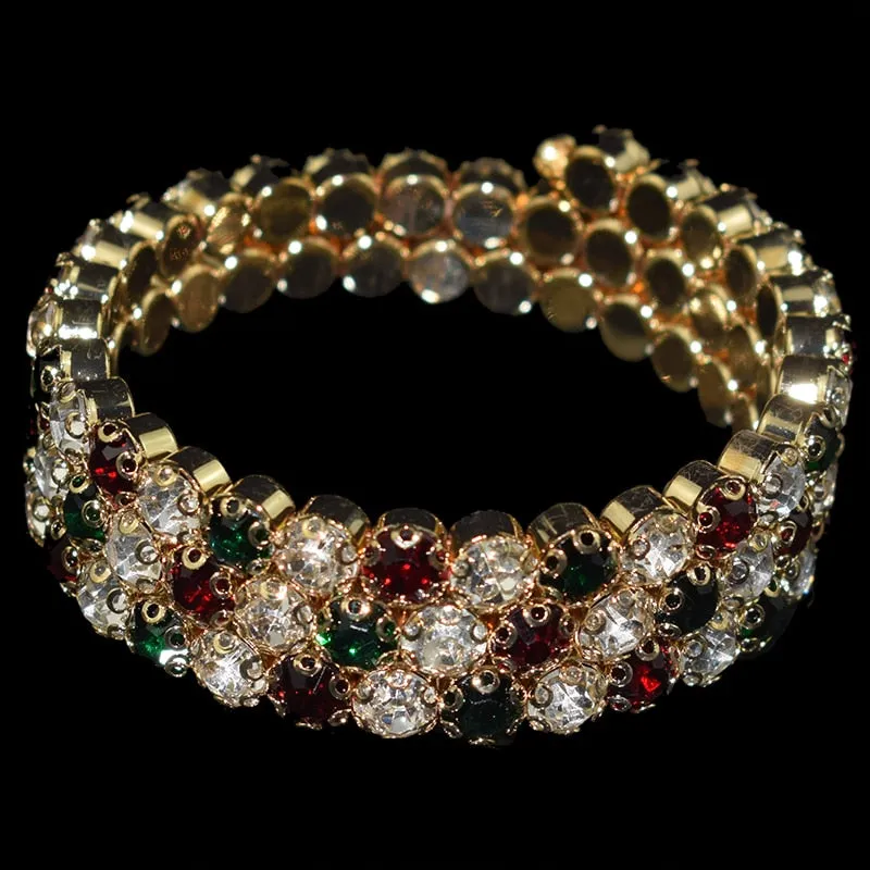 luxurious Bangle Bracelet Gold For Women Wedding Jewelry