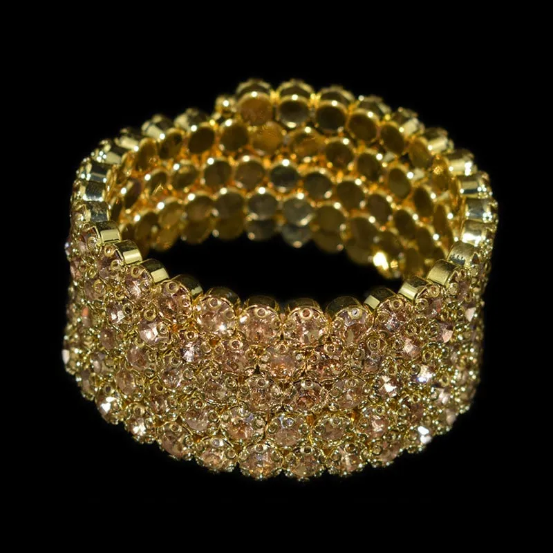 luxurious Bangle Bracelet Gold For Women Wedding Jewelry