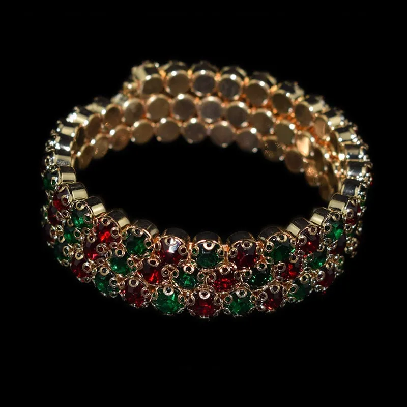 luxurious Bangle Bracelet Gold For Women Wedding Jewelry