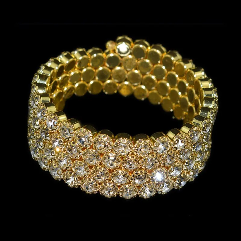 luxurious Bangle Bracelet Gold For Women Wedding Jewelry