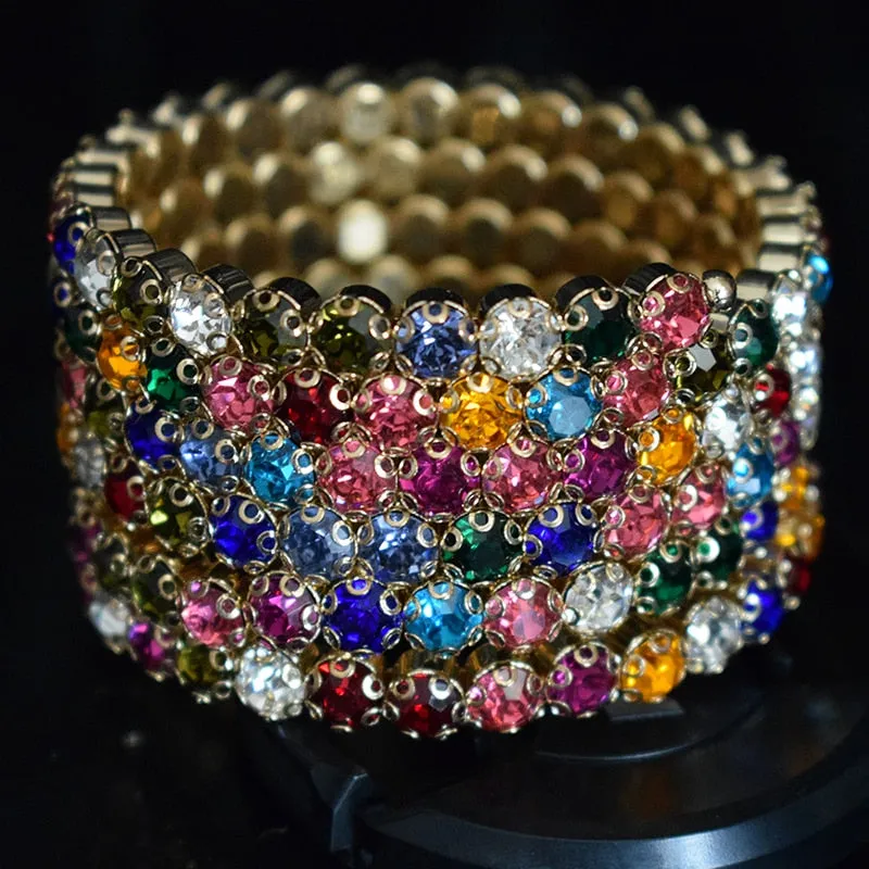luxurious Bangle Bracelet Gold For Women Wedding Jewelry