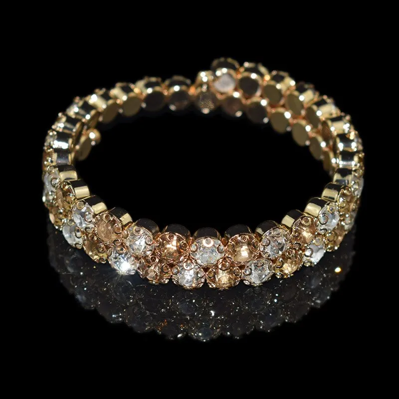 luxurious Bangle Bracelet Gold For Women Wedding Jewelry