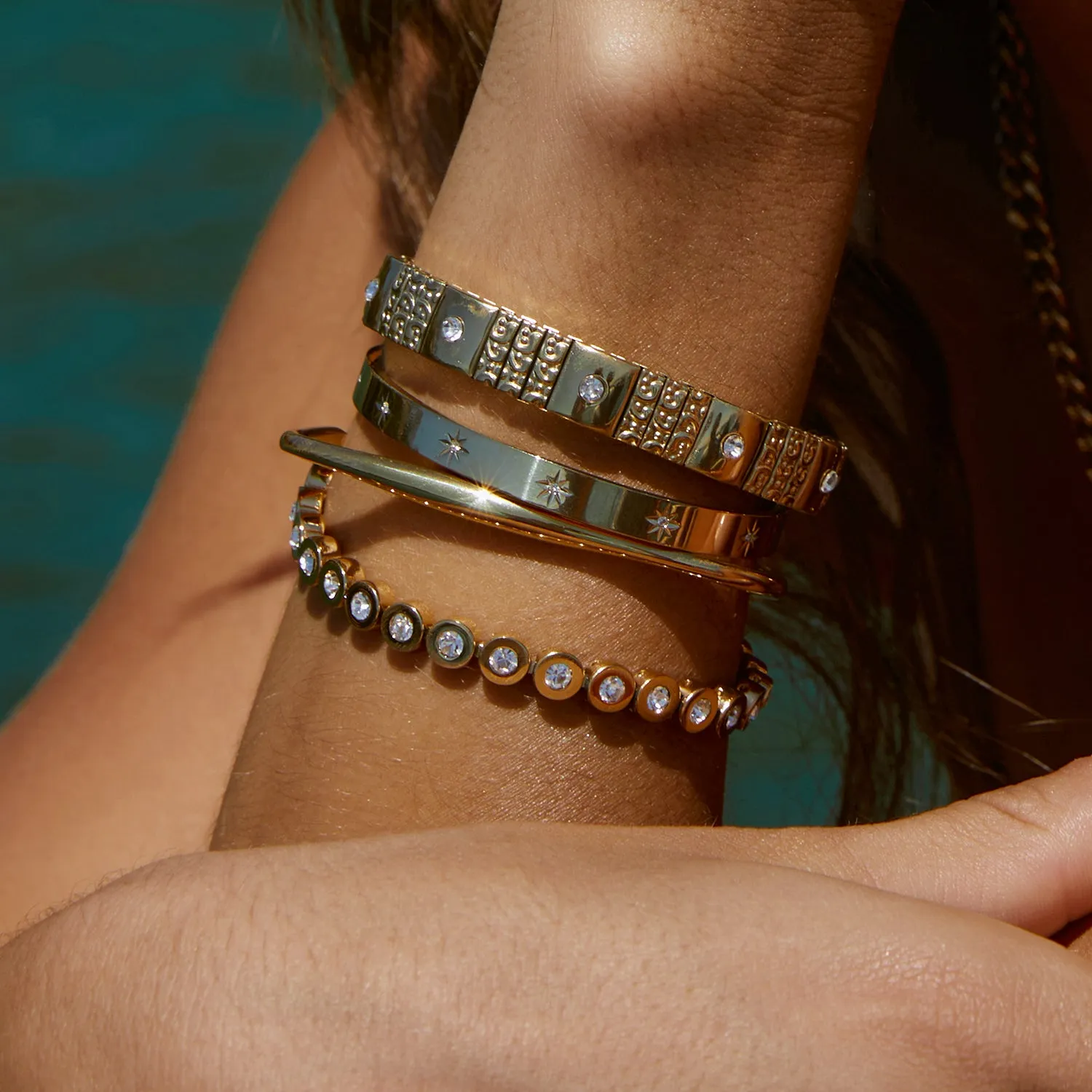 Maeve Gold Bracelet - Stone