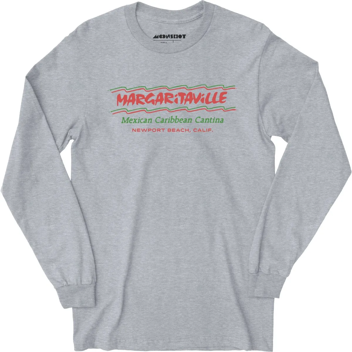 Margaritaville - Newport Beach, CA - Vintage Restaurant - Long Sleeve T-Shirt