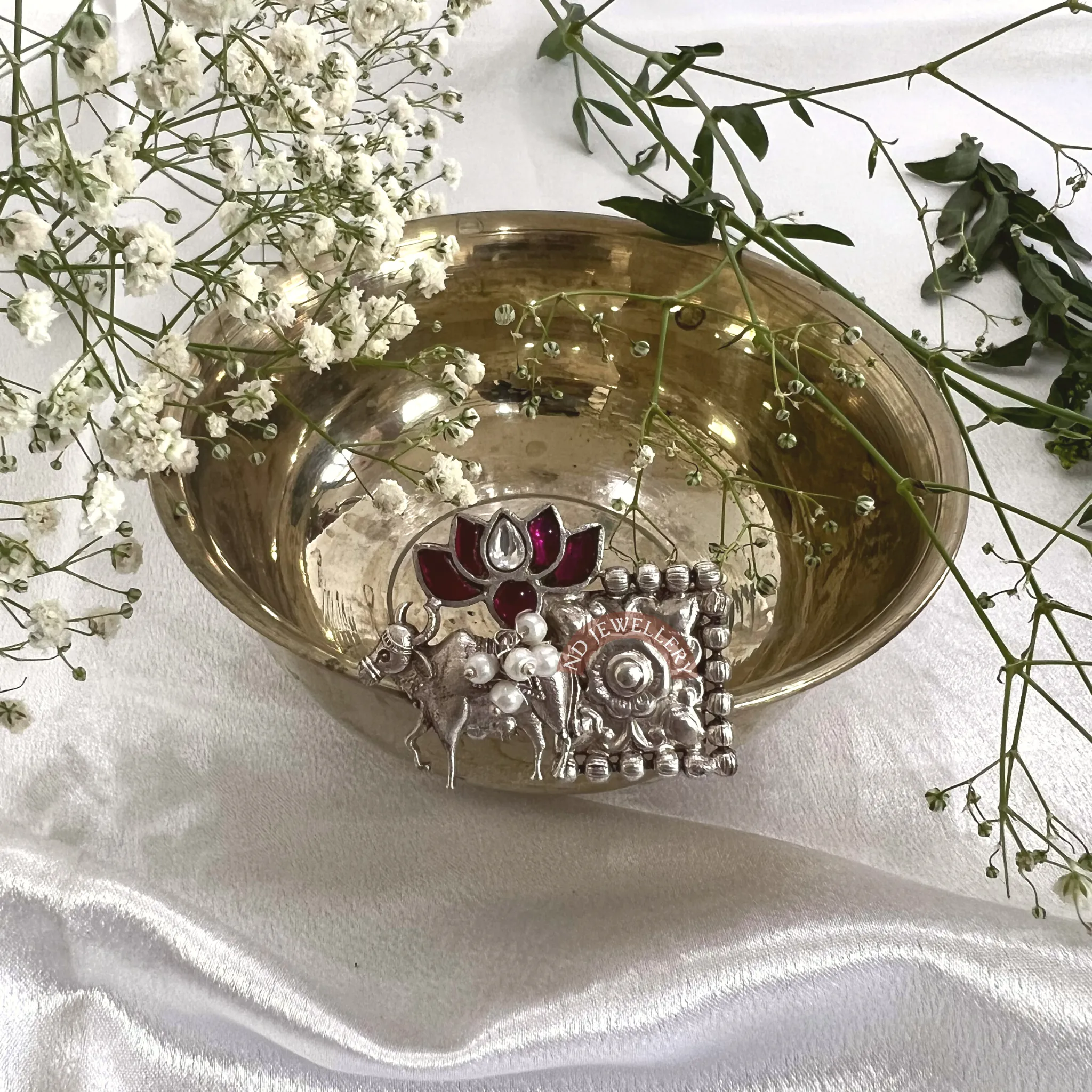 Nandi Silver Ring